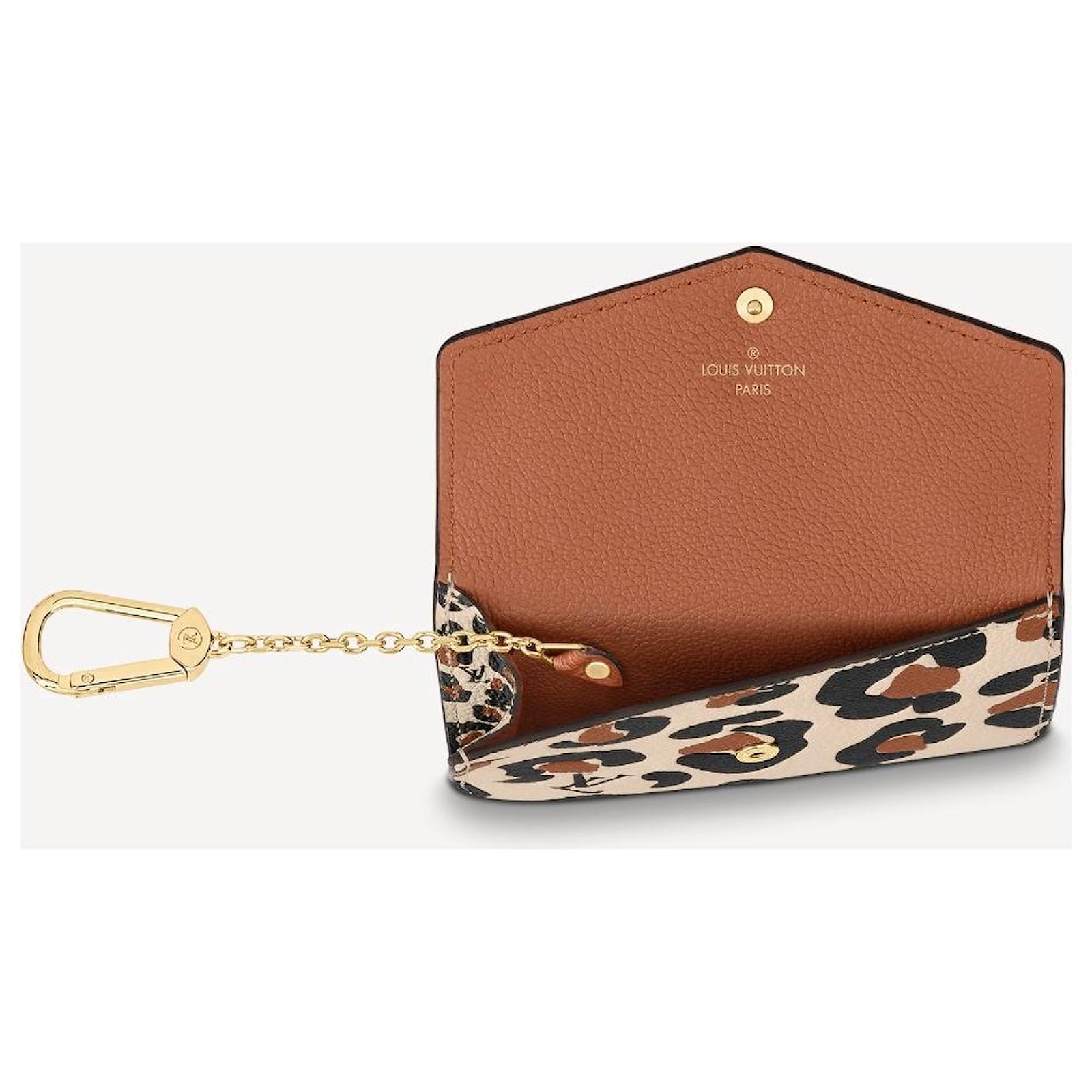 Louis Vuitton LV Key pouch Wild at heart Brown Leather ref.364006 - Joli  Closet