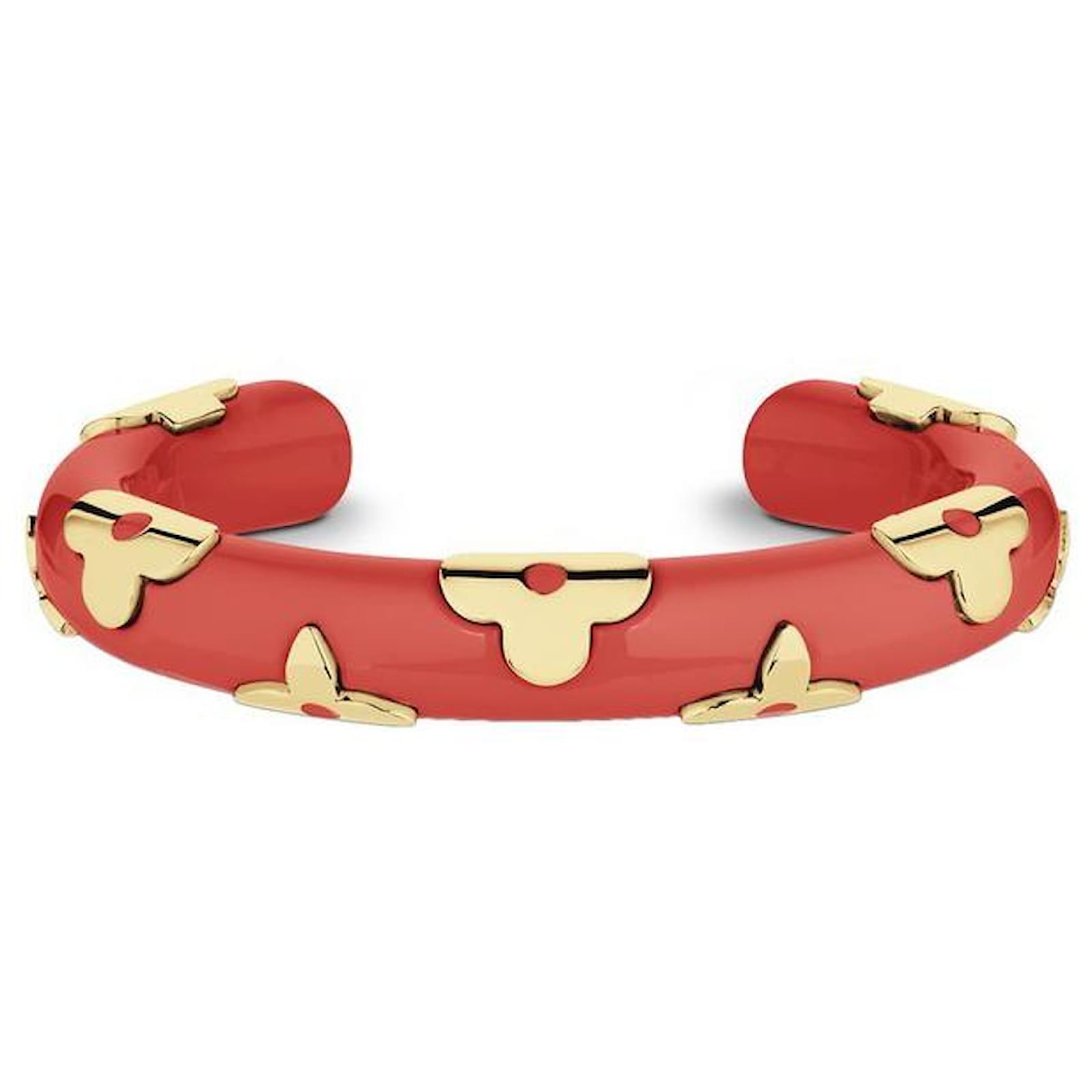 Louis Vuitton LV Daily monogram bracelet Red ref.364394 - Joli Closet