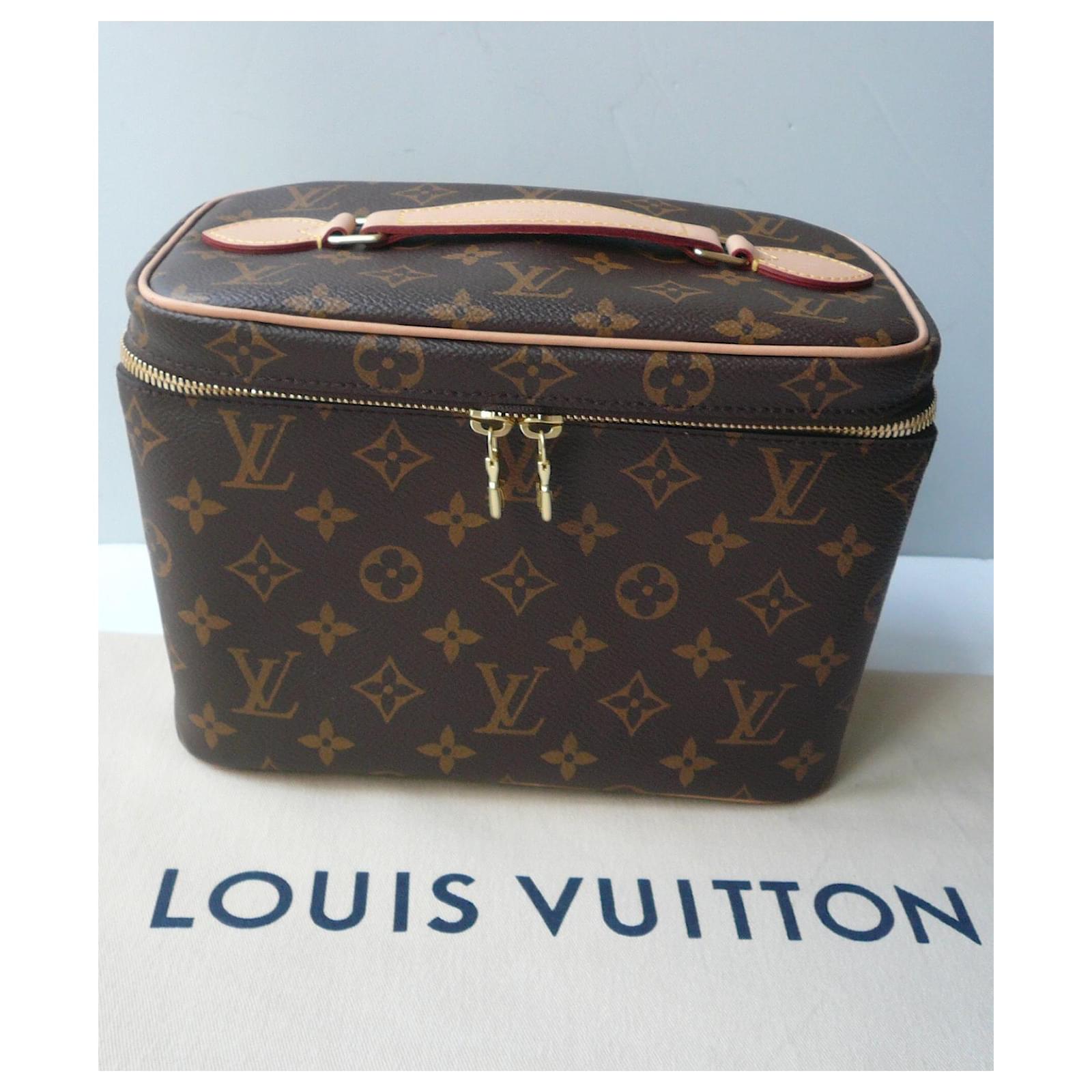 Louis Vuitton Nice Vanity Case Monogram Canvas BB Brown
