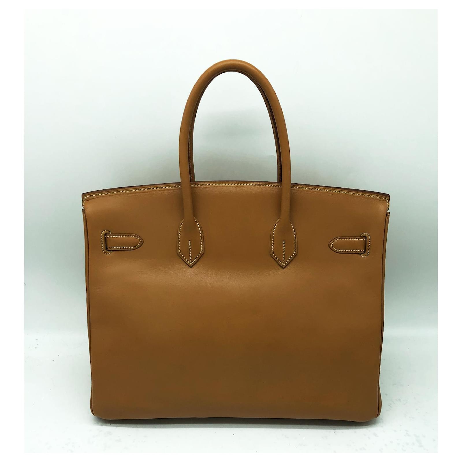 Hermès Birkin 35 Sand Light brown Leather ref.365936 - Joli Closet