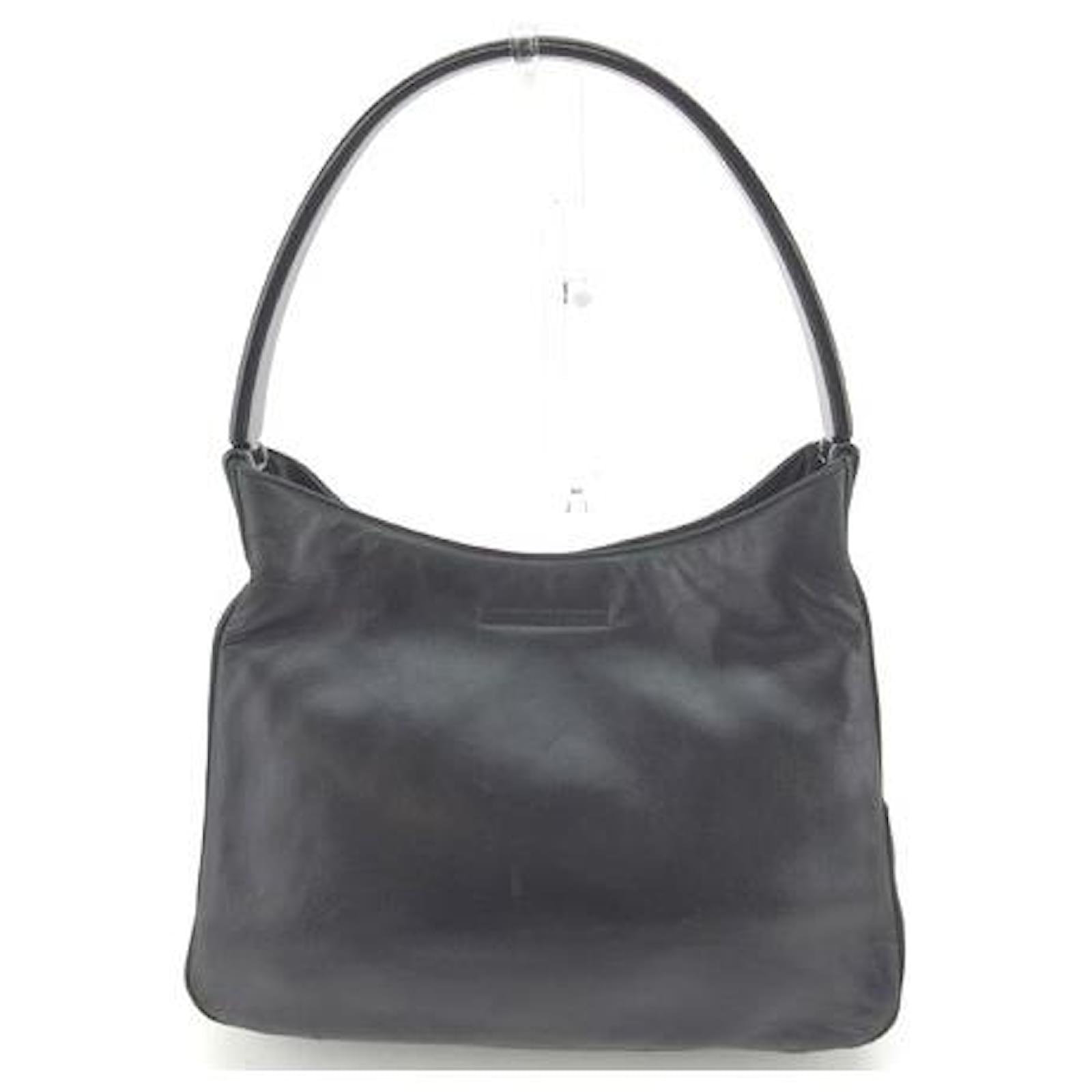 [Used] Prada Shoulder Bag One Shoulder Logo Black PRADA Bag Back