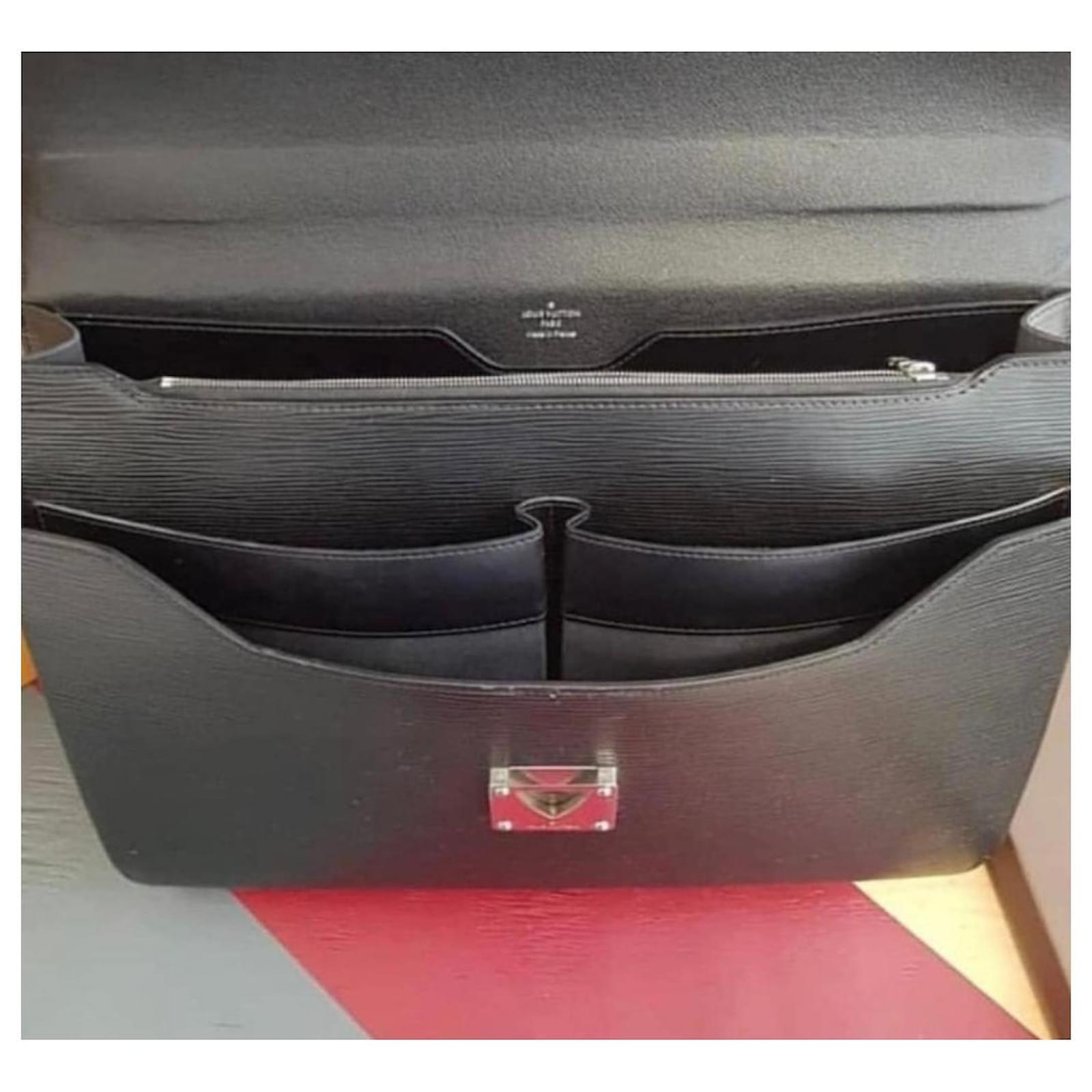 Louis Vuitton, A Black Taiga 'Neo Robusto 2 Compartment Briefcase