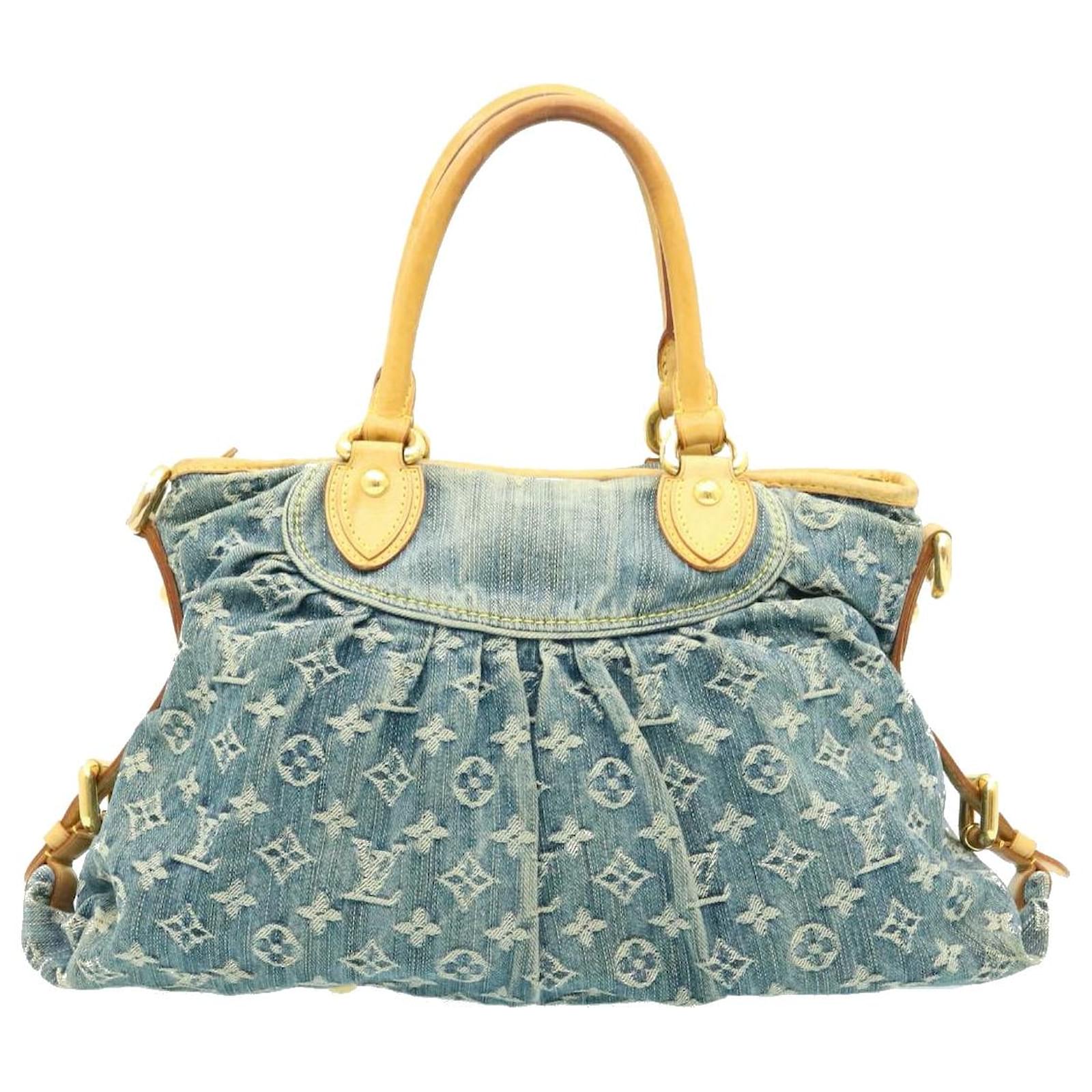 Louis+Vuitton+N%C3%A9o+Cabby+2Way+Blue+Denim for sale online