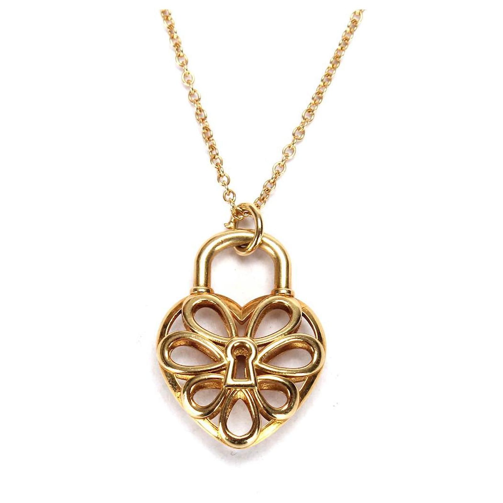 tiffany's enchant heart lock pendant