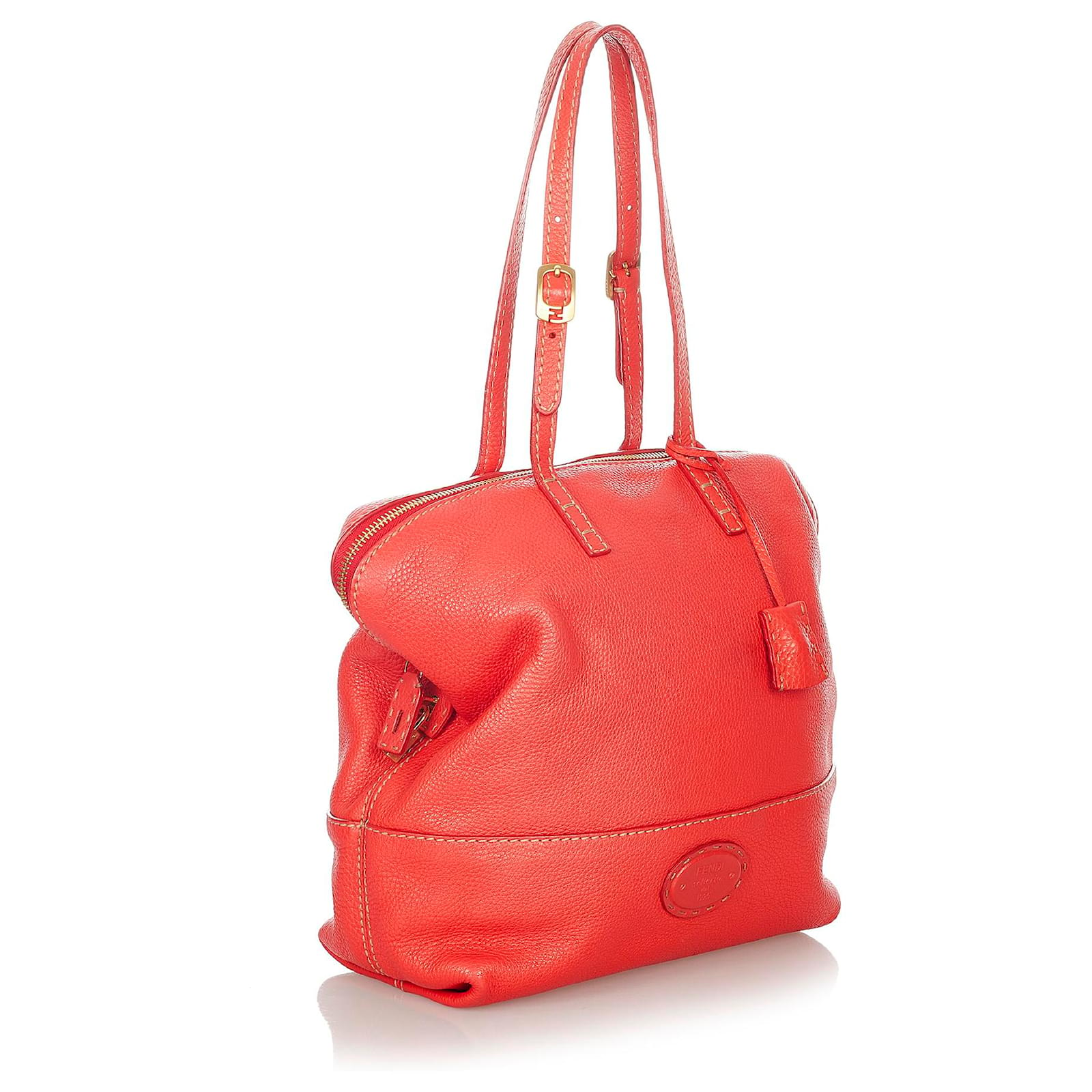 FENDI Selleria Firenze Bag in Orange