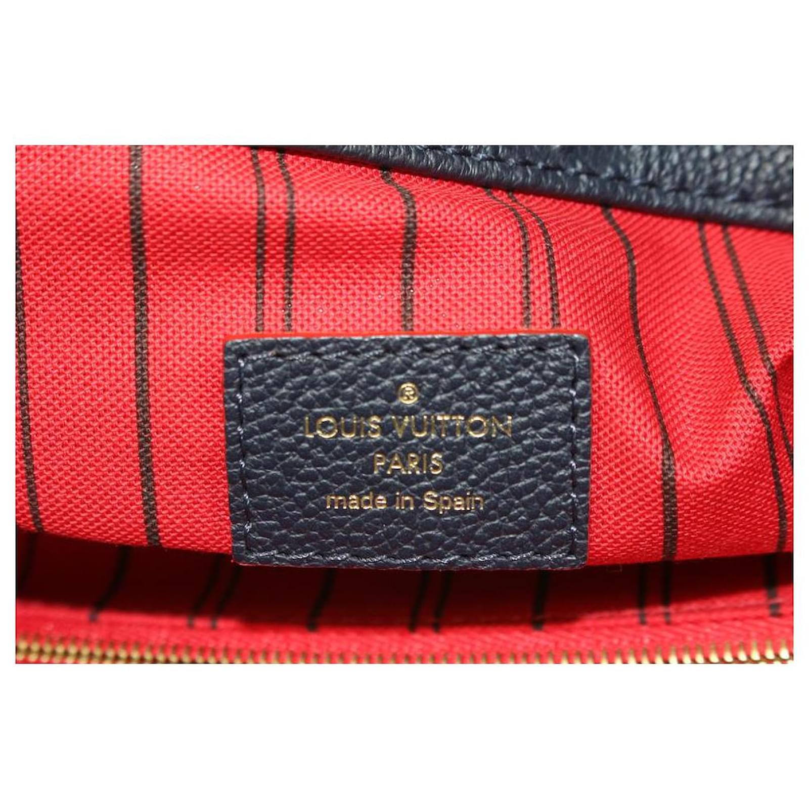 Autre Marque Louis Vuitton Navy Blue Marine x Red Leather Monogram  Empreinte Artsy MM Hobo 97LV3 ref.369566 - Joli Closet
