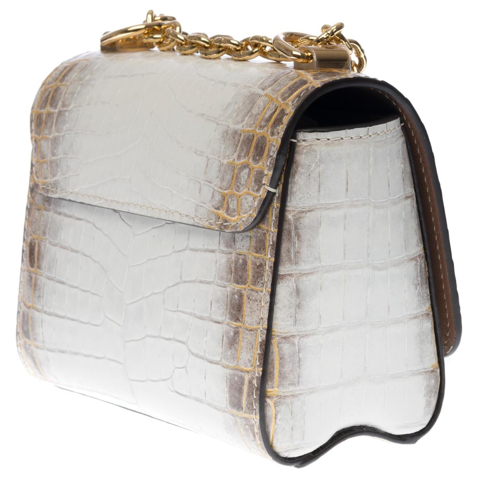 Twist PM Chain Crocodilien Brillant - Handbags