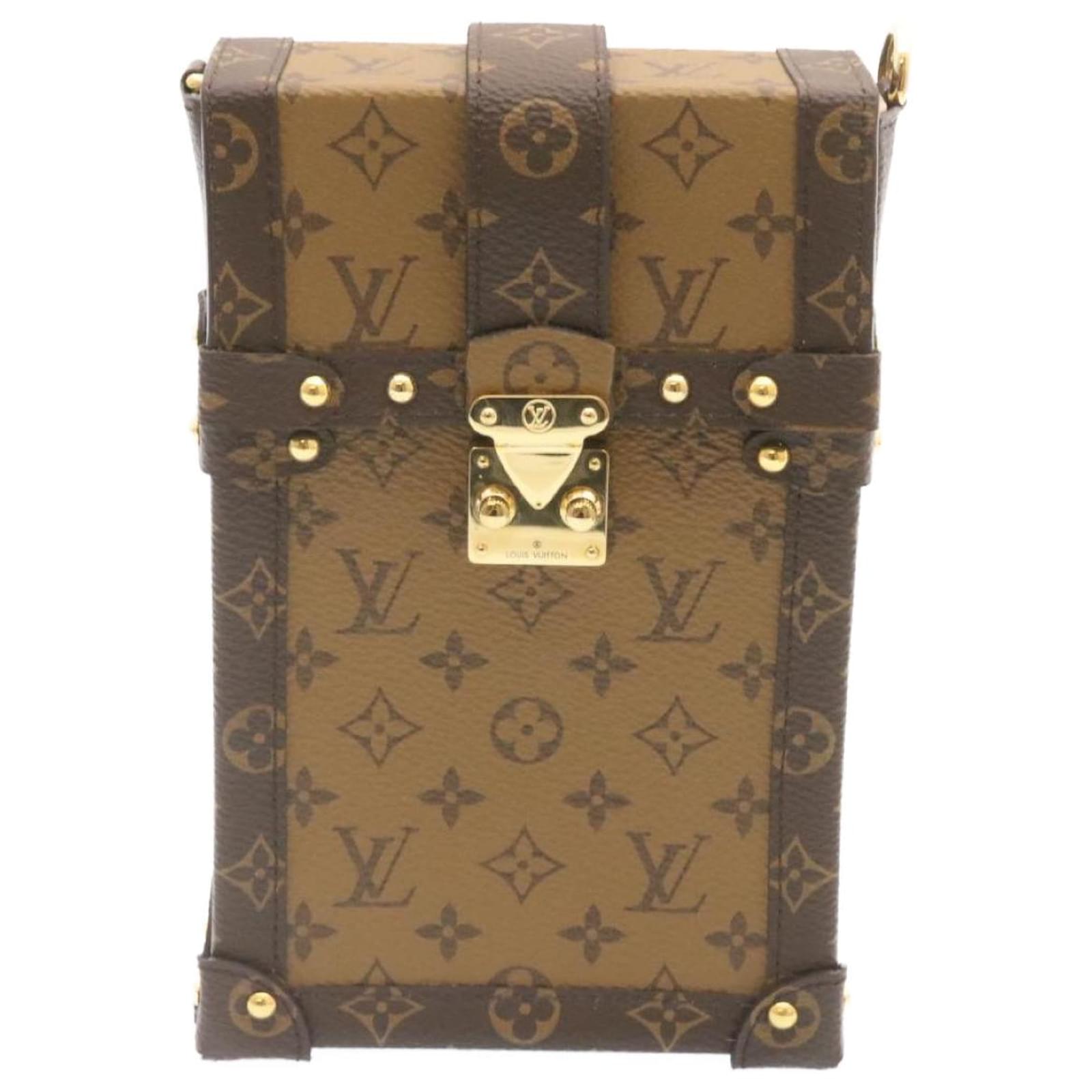 LOUIS VUITTON Monogram Pochette Trunk Vertical Shoulder Bag M67873