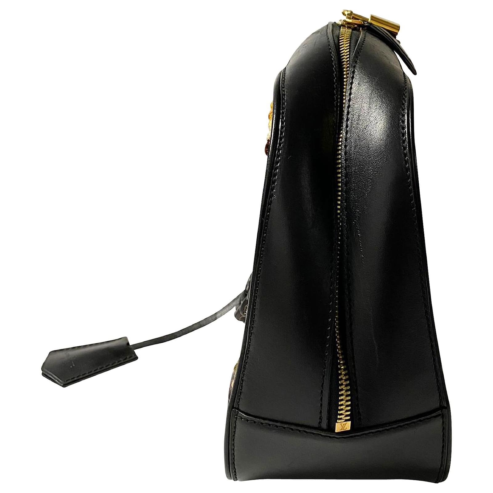 Louis Vuitton Tweed Bowling Vanity Bag Cuir Multicolore ref.370834