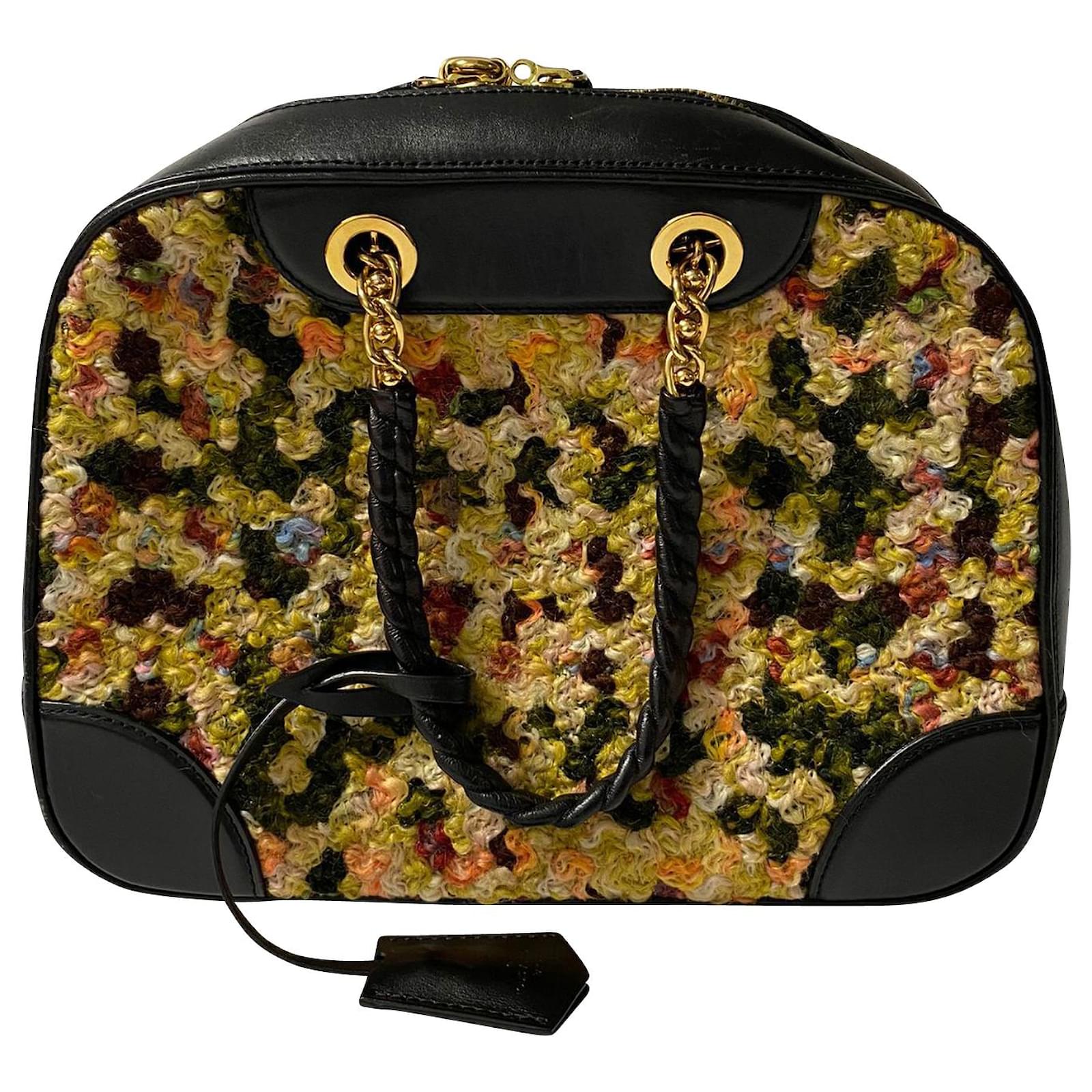 Louis Vuitton Tweed Bowling Vanity Bag Multiple colors Leather ref.370834 -  Joli Closet