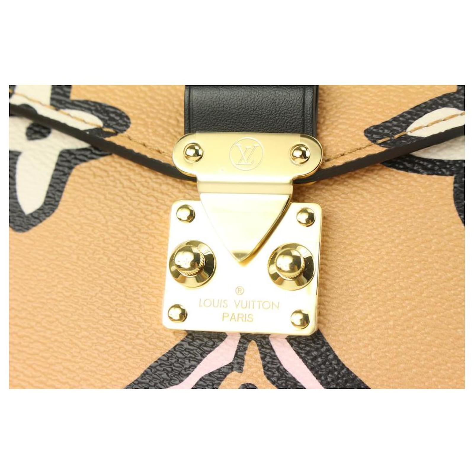 Autre Marque Louis Vuitton Caramel Monogram Wild at Heart Pochette Metis  Leather ref.370948 - Joli Closet