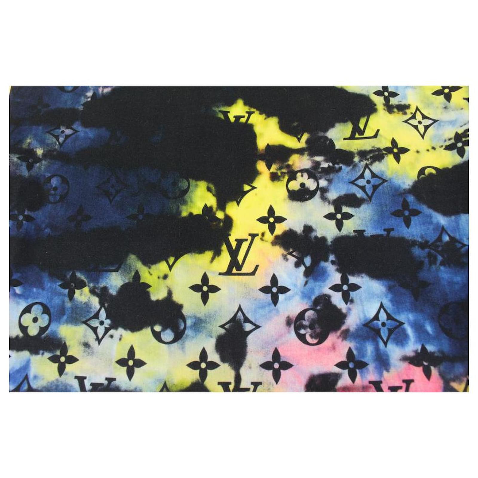 Autre Marque Louis Vuitton Virgil Abloh Blue Multicolor Monogram Tie Dye T- Shirt ref.371164 - Joli Closet