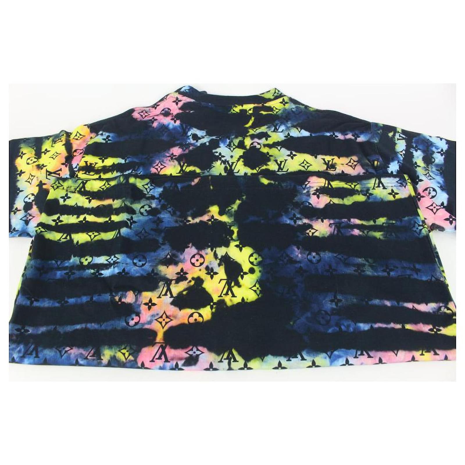 Autre Marque Louis Vuitton Virgil Abloh Blue Multicolor Monogram Tie Dye  T-Shirt ref.371164 - Joli Closet