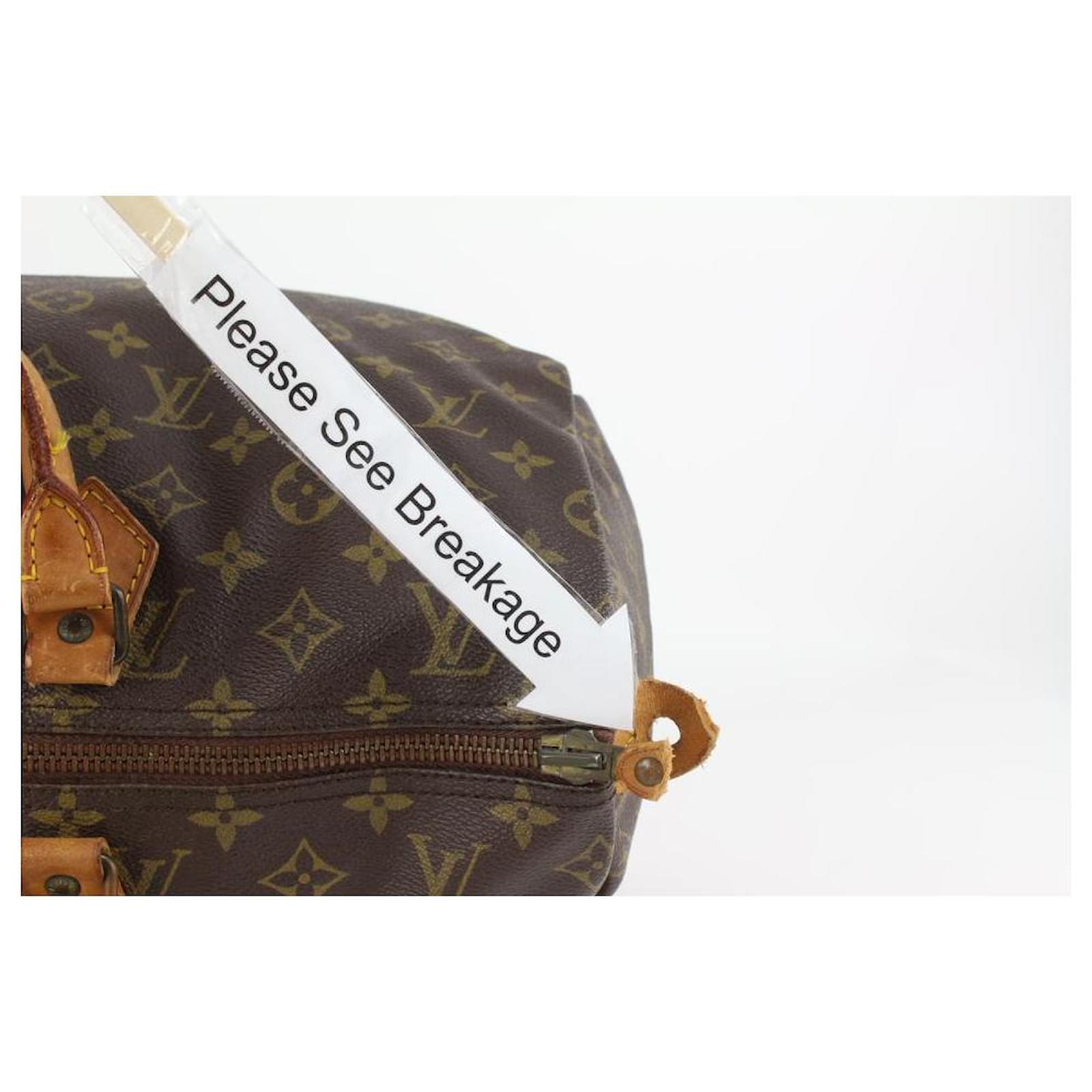 Louis Vuitton Large Monogram Speedy 40 Boston Bag Leather ref