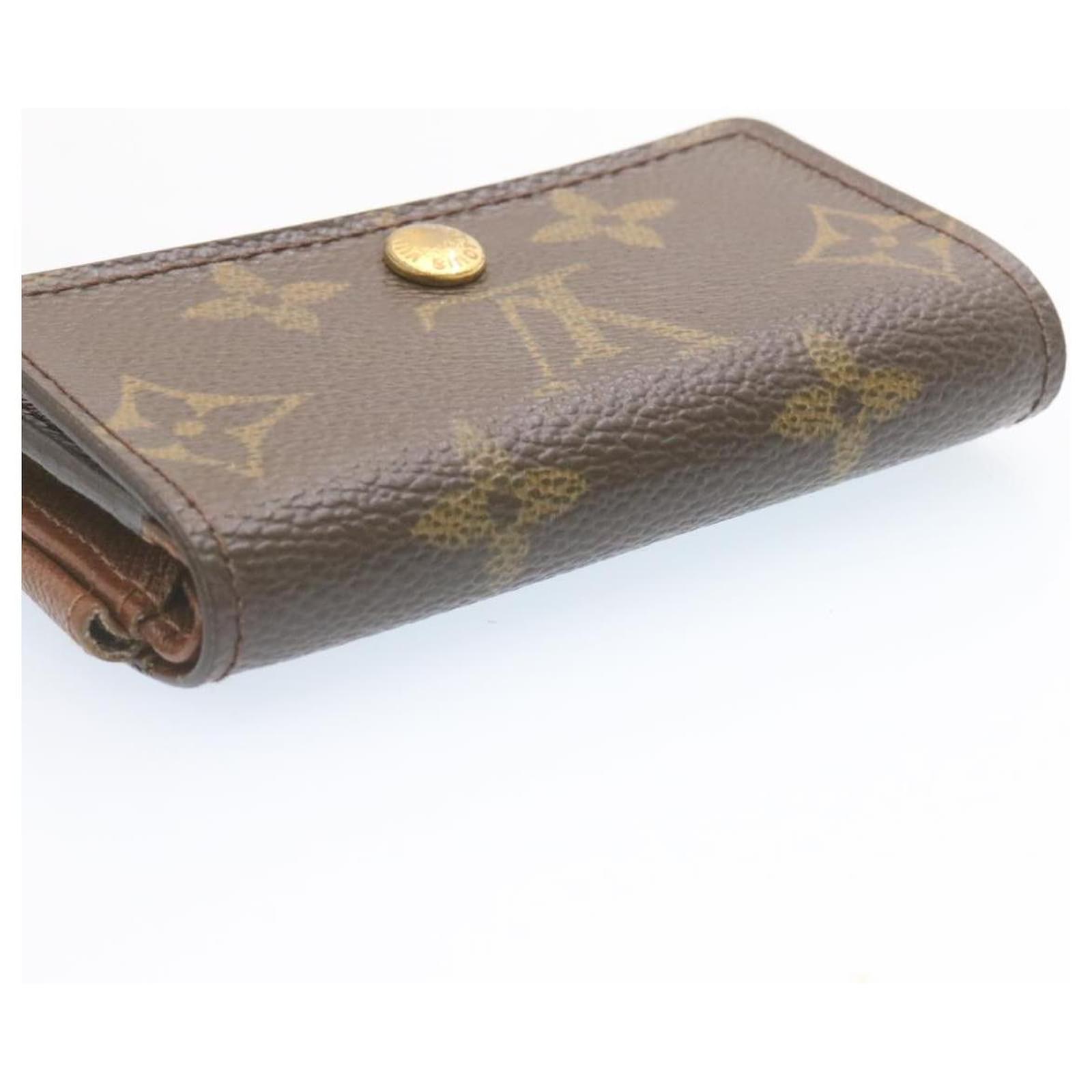 Louis-Vuitton-Monogram-Porte-Monnaie-Plat-Coin-Case-M61930