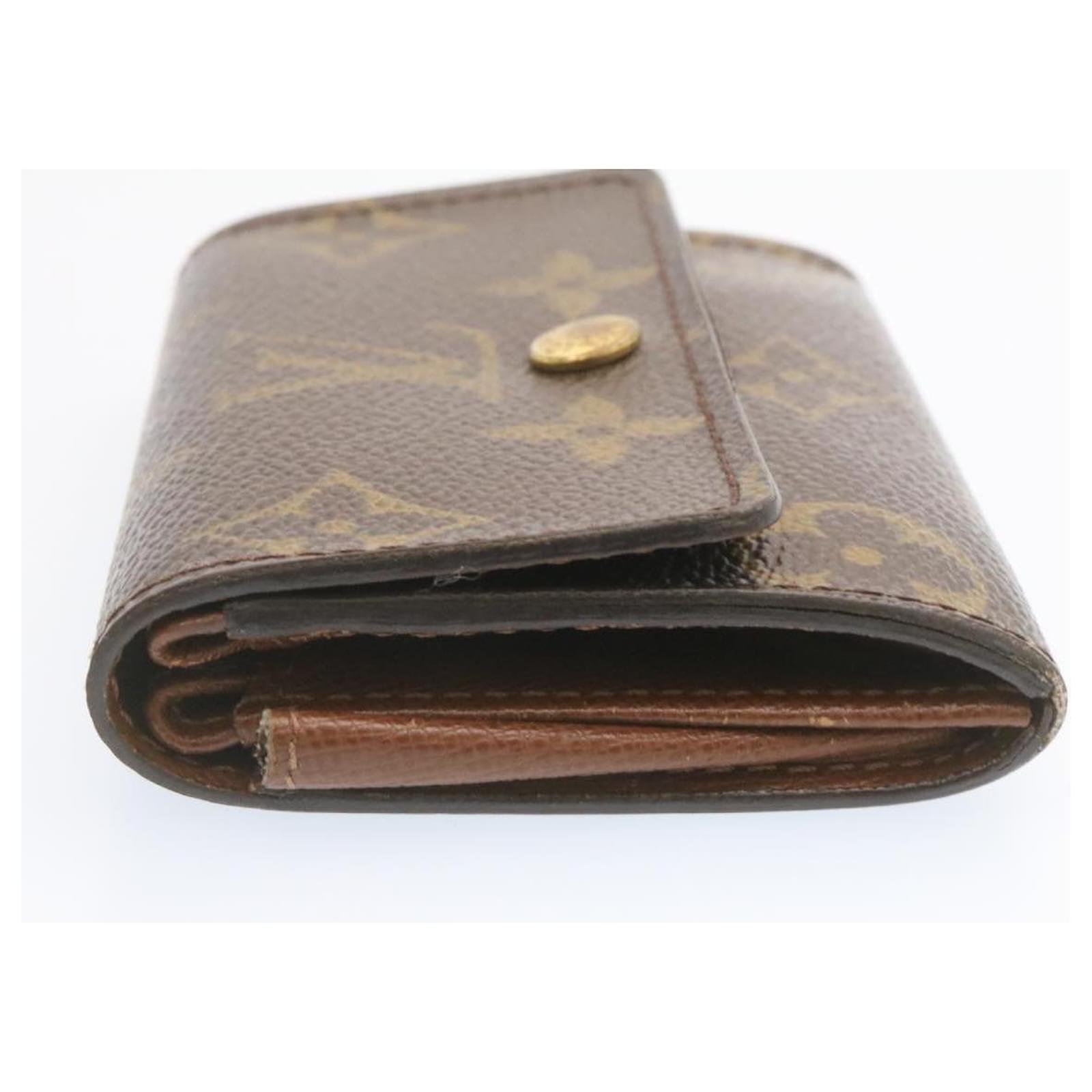 LOUIS VUITTON Porte Monnaie Plat Coin purse Wallet M61930