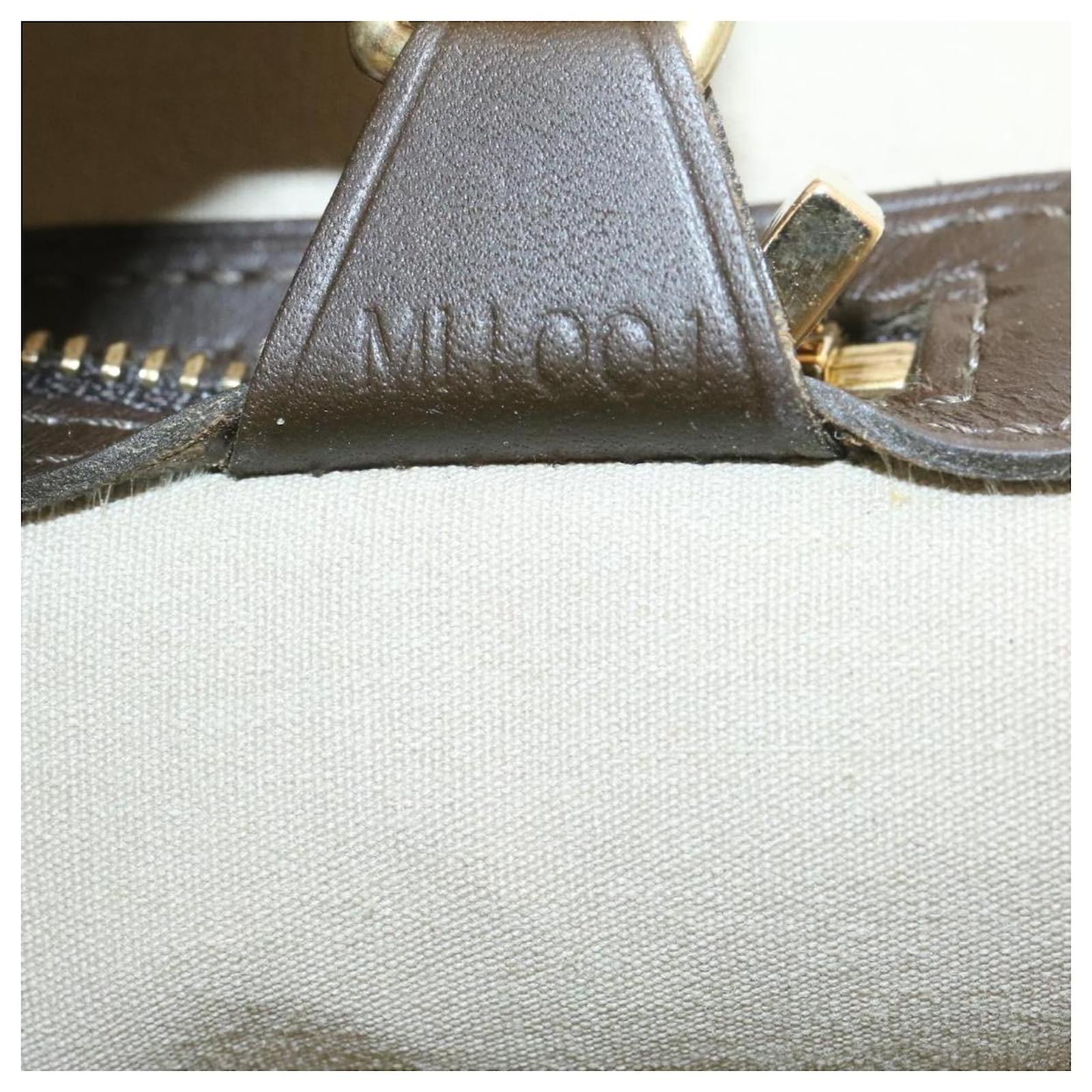 LOUIS VUITTON Monogram Mini Alma Haut Hand Bag Khaki M92203 LV Auth 29629  ref.581554 - Joli Closet