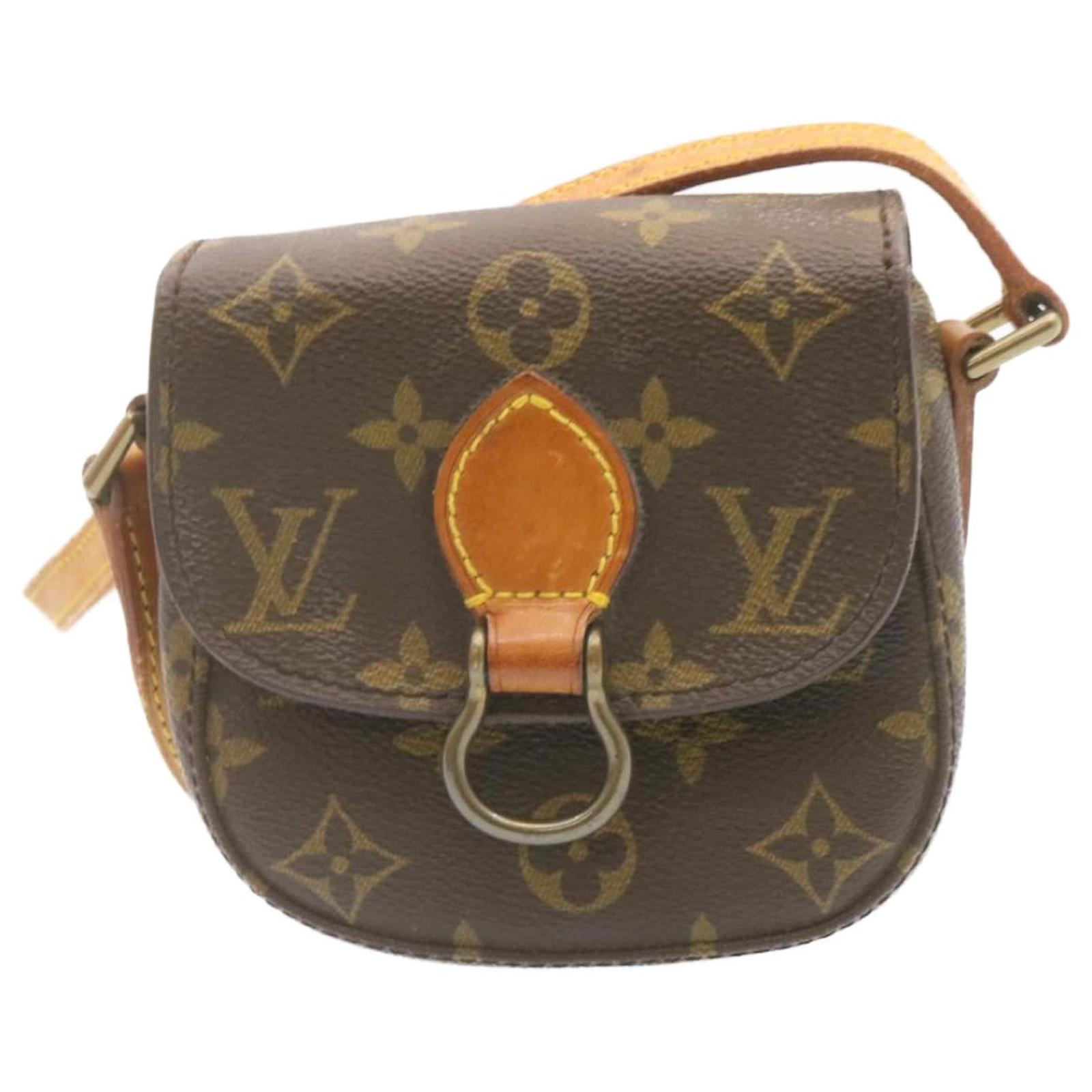 LOUIS VUITTON Monogram Bebe Saint Cloud Shoulder Bag M51245 LV