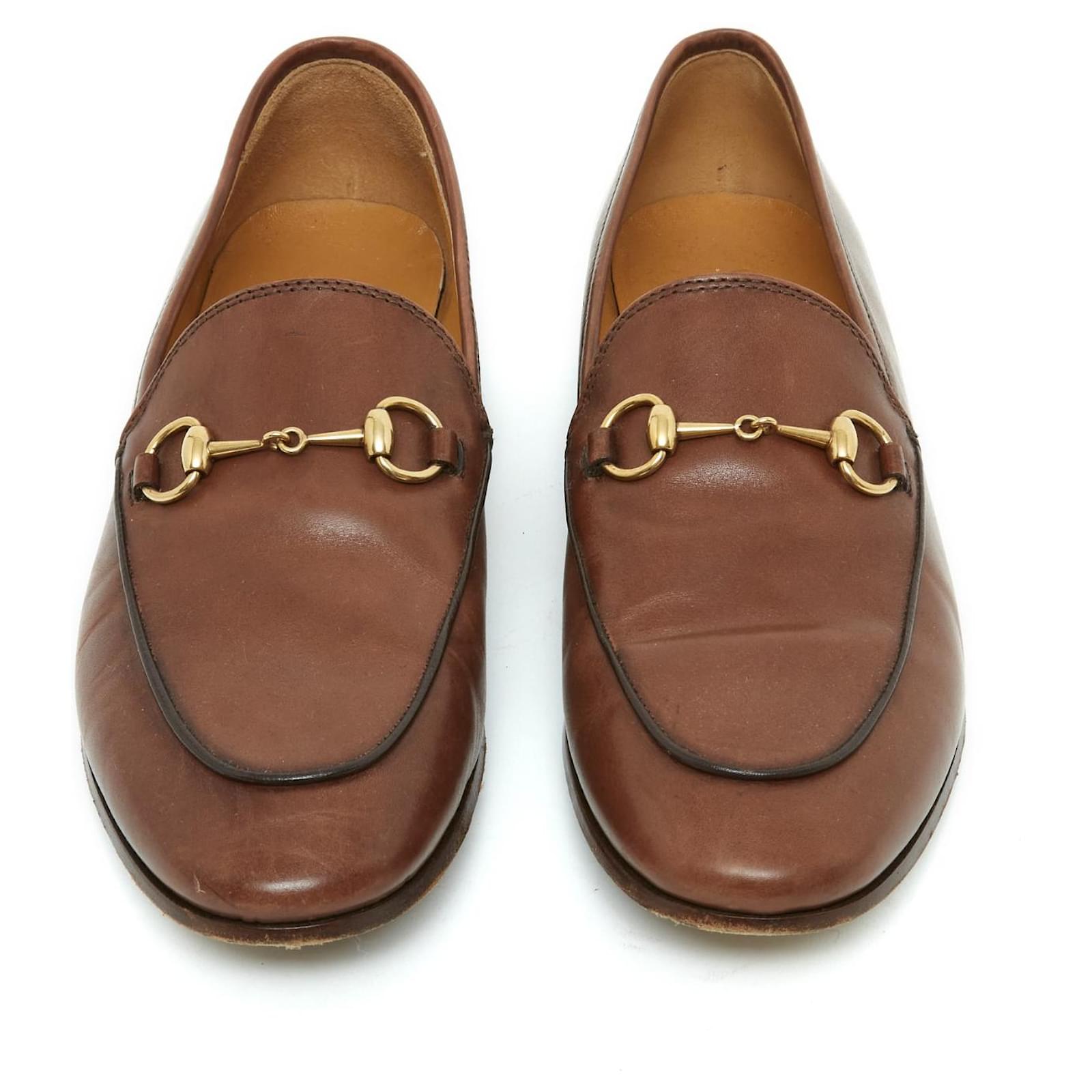 gucci tan loafers womens