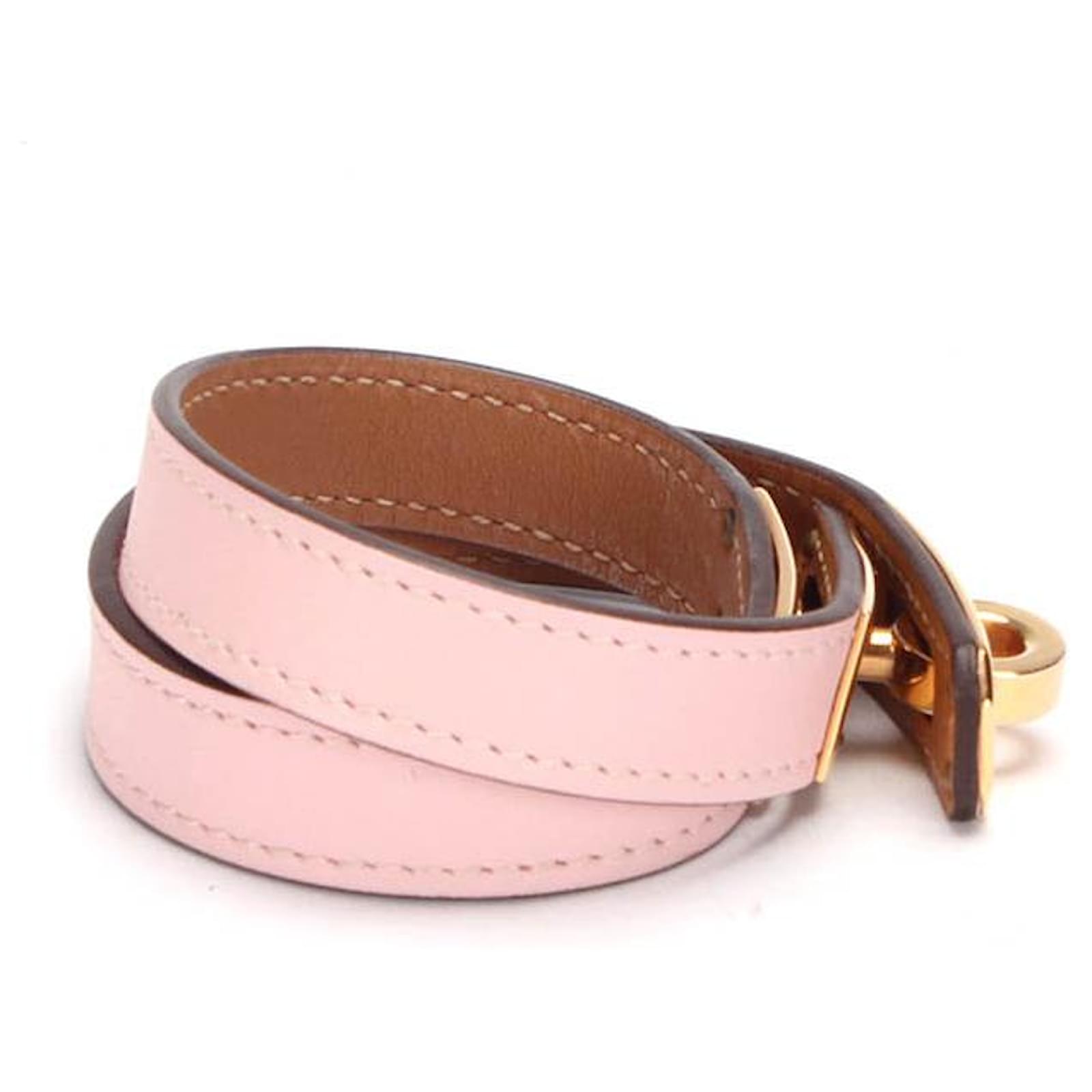 Hermès Hermes bracelet Pink Ponystyle calfskin ref.374921 Joli Closet