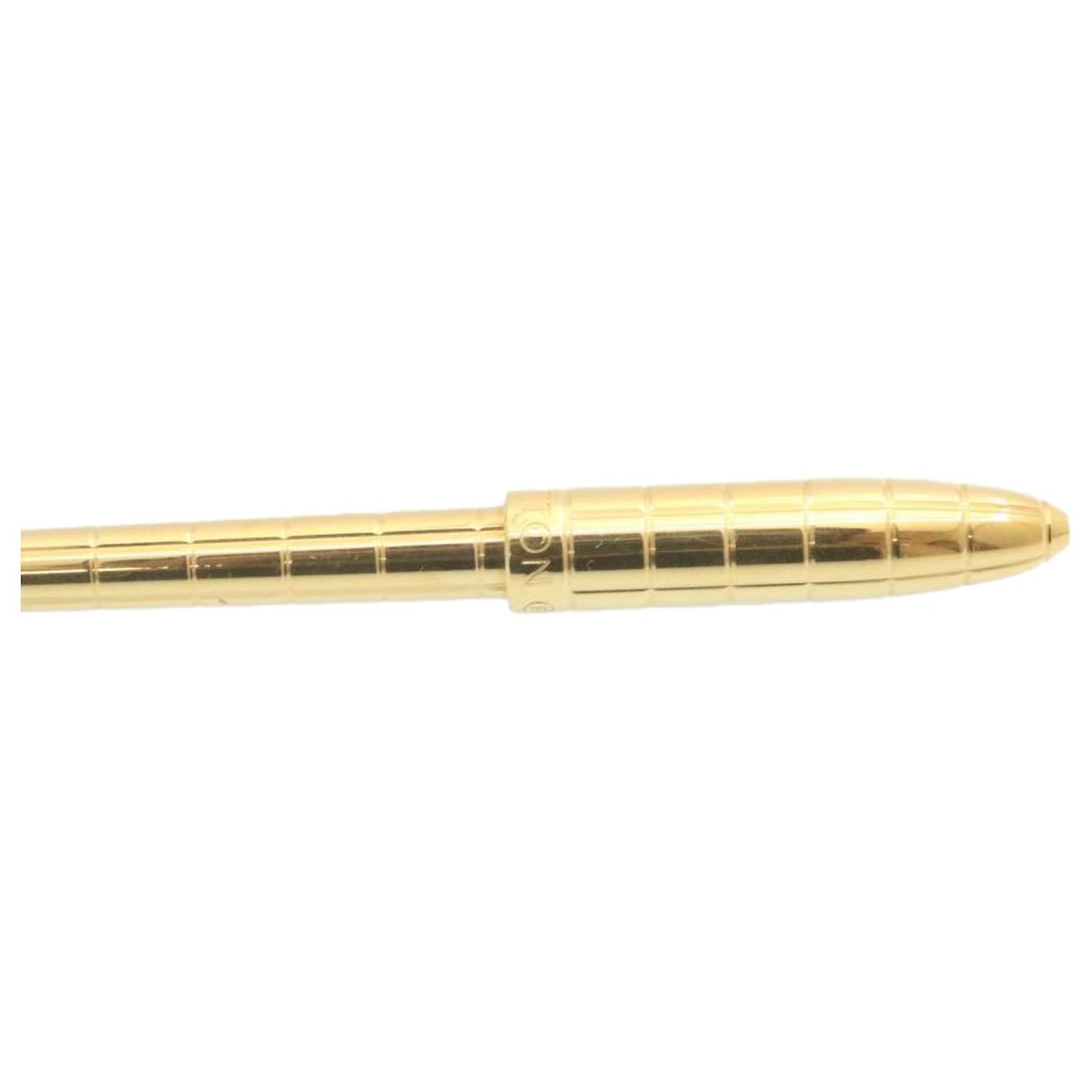 Louis Vuitton LV Ballpoint Pen 3 pieces set Metal Gold Metal 3108314,   in 2023