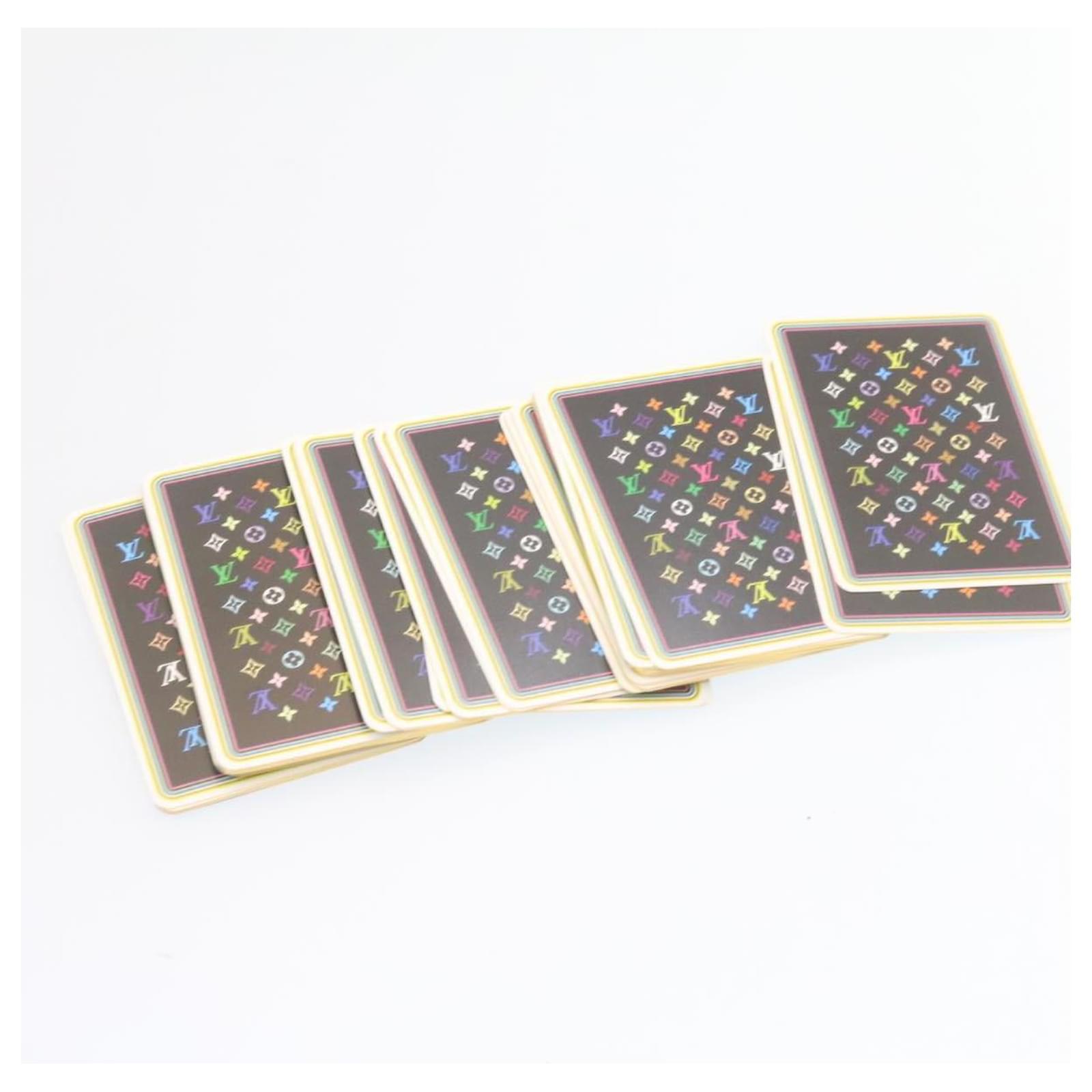 Louis Vuitton, Accessories, Louis Vuitton Multicolor Takashi Murakami Playing  Cards Black White Auth 2999