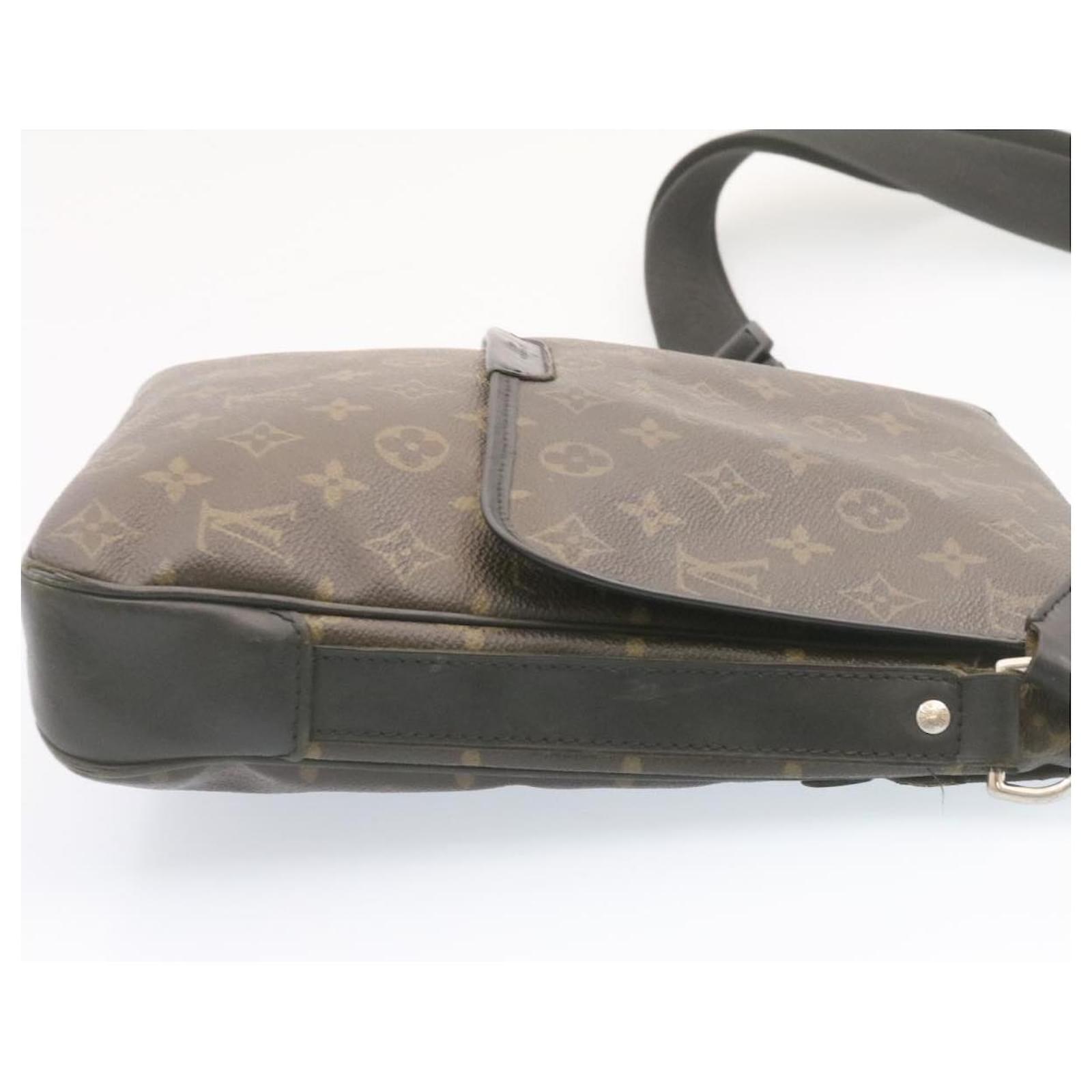 LOUIS VUITTON Shoulder Bag M56715 Bus MM Macasa Monogram macacer Brown –