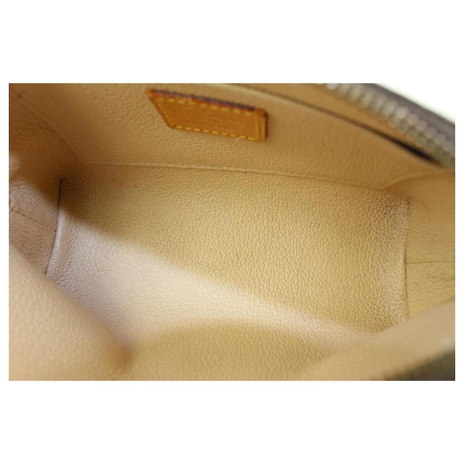 Louis Vuitton Monogram Cosmetic Pouch PM Demi Ronde Toiletry Case 928lv81