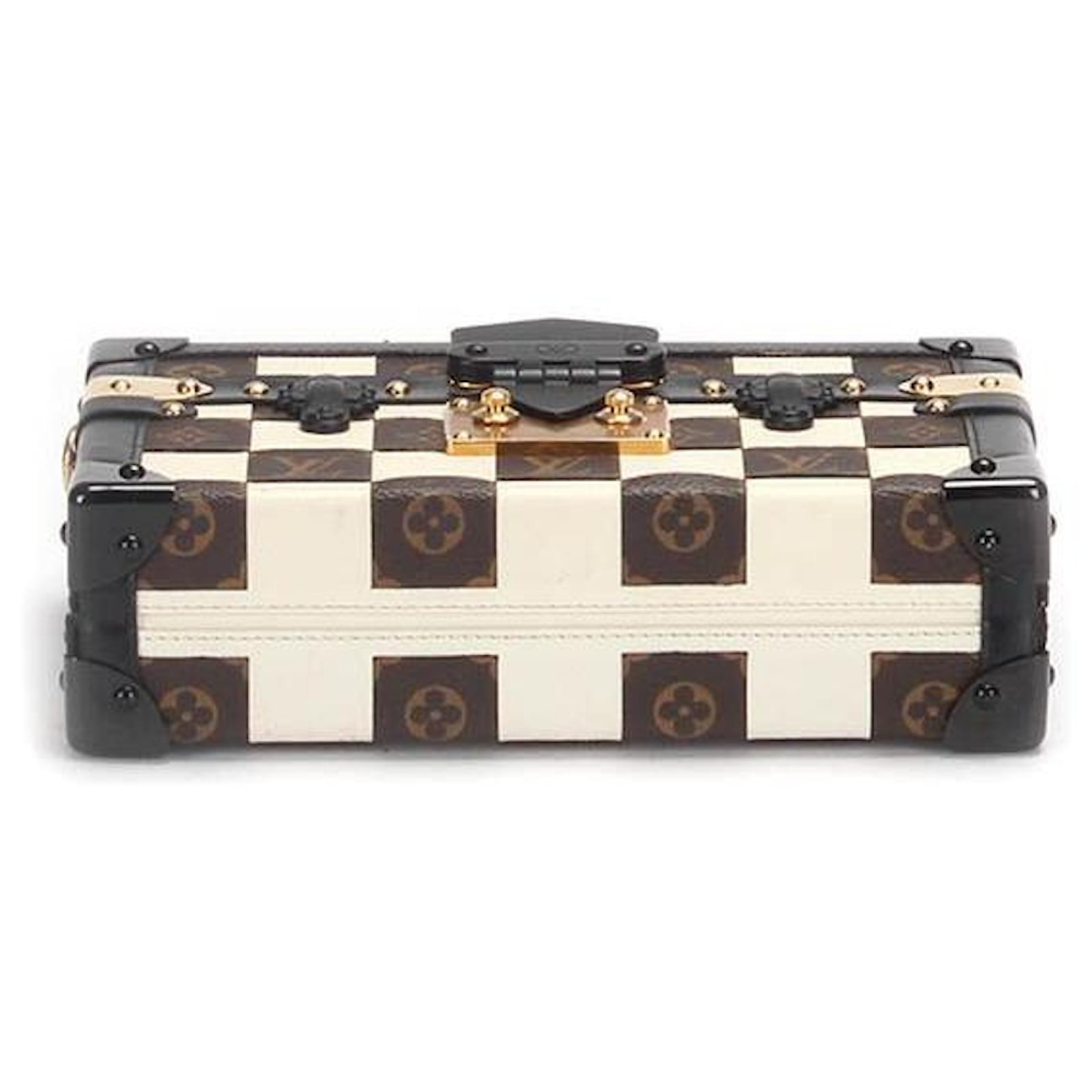 Louis Vuitton Damier Tressage Petite Malle in multicolor Coated/Waterproof  canvas Multiple colors Cloth ref.377415 - Joli Closet