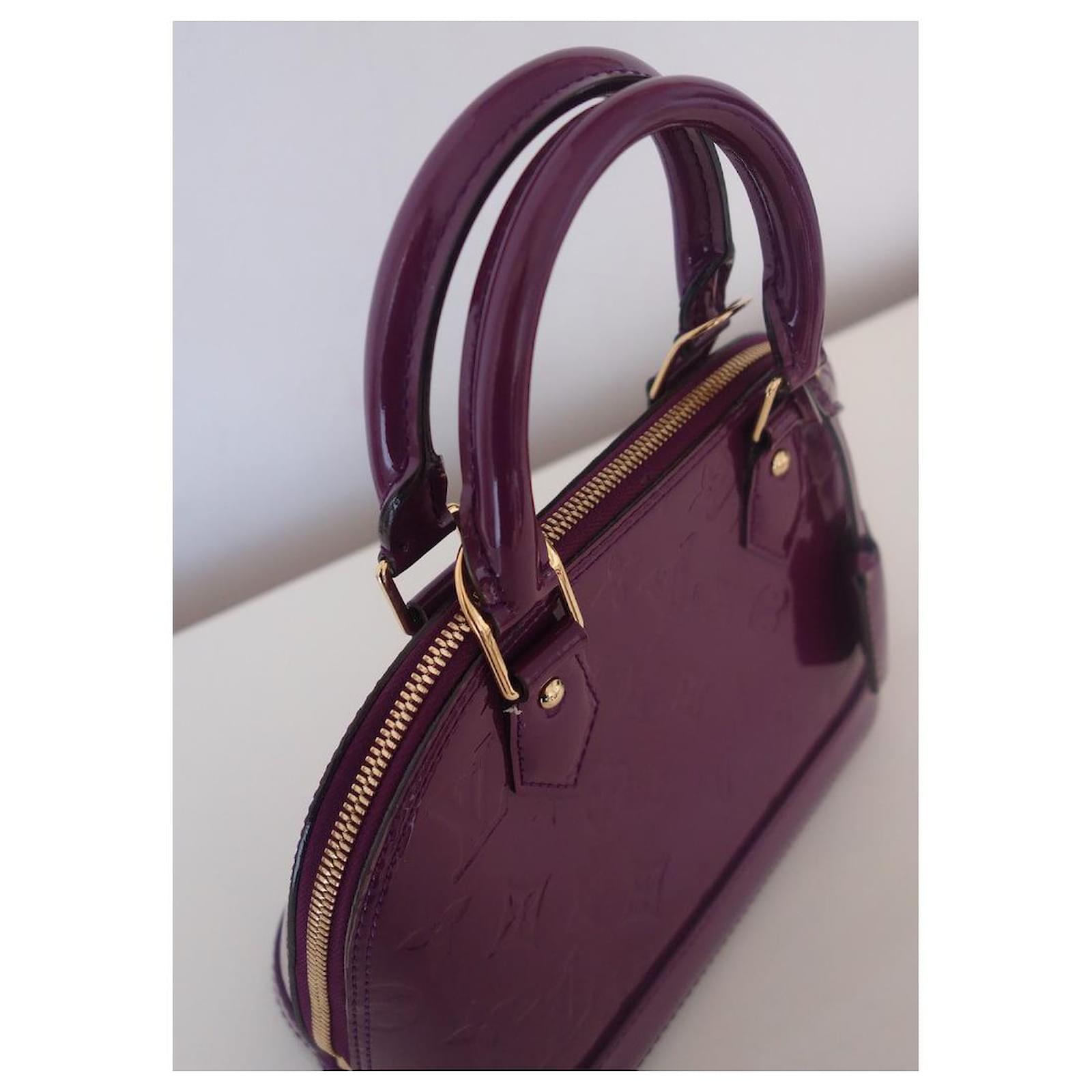 Louis Vuitton ALMA Purple Patent leather ref.87292 - Joli Closet