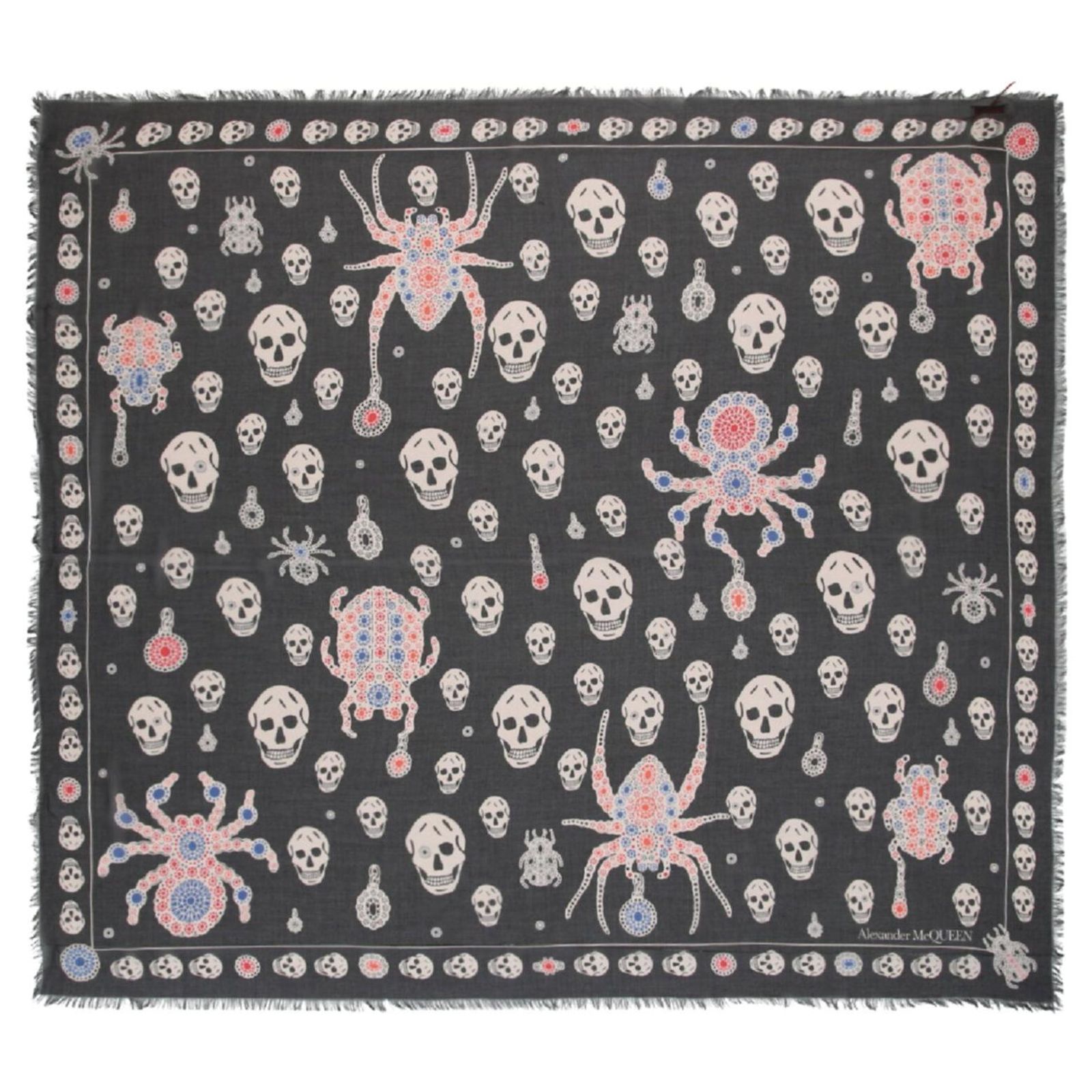 Lot De 6 Bandanas Tête De Mort - Noir Et Blanc | Foulard Unisexe Pour Festival, Vélo, Fête Déguisée Et Outdoor