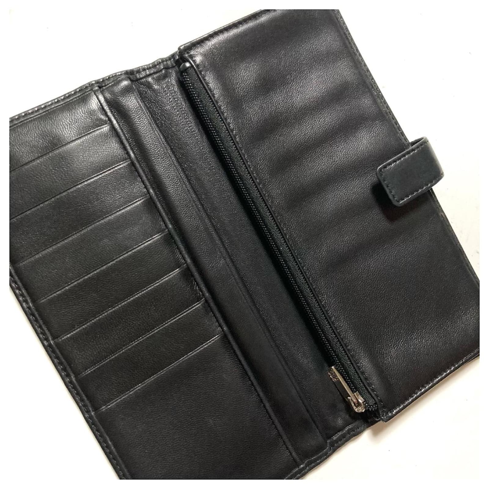 Loewe Wallet Black Leather ref.378397 - Joli Closet