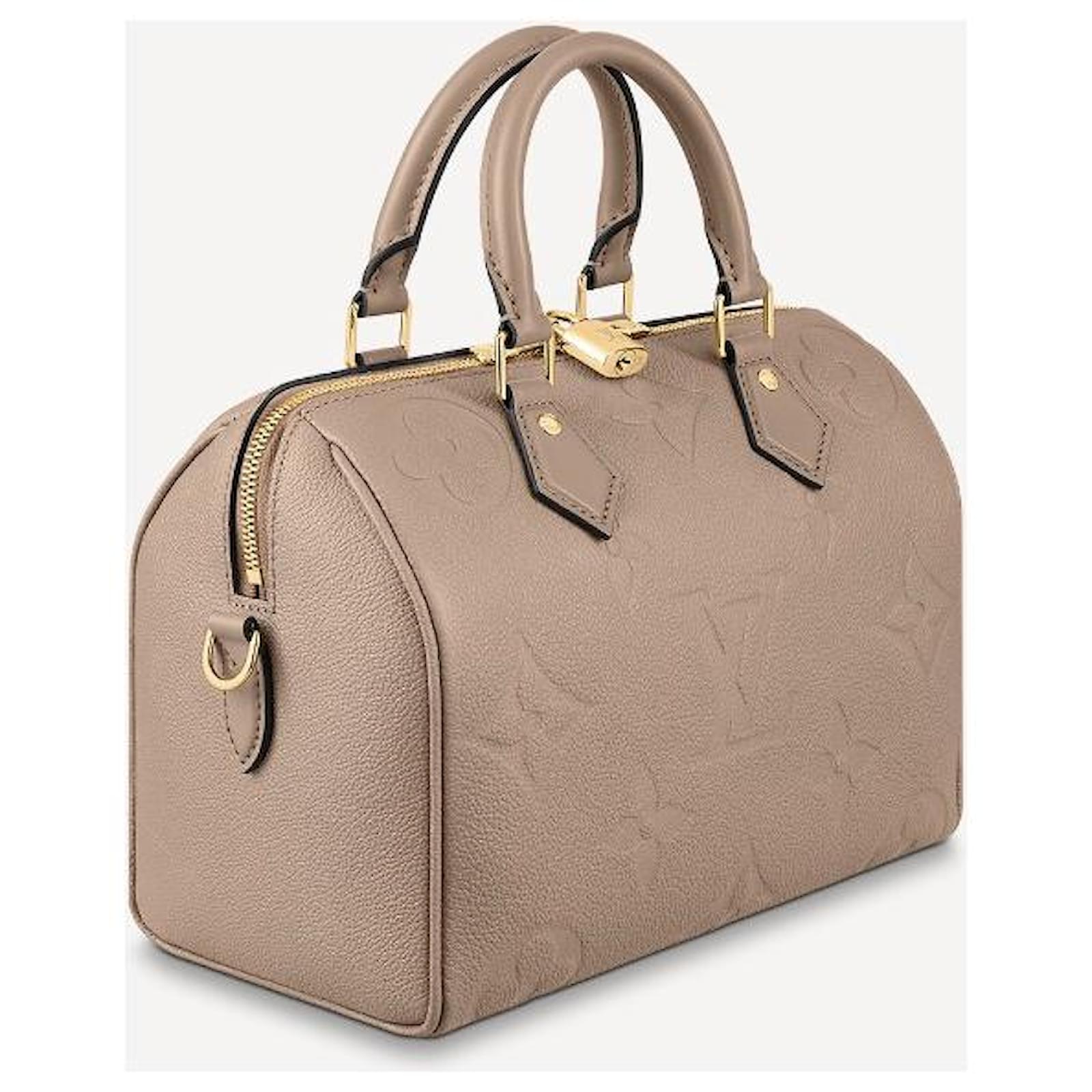 Louis Vuitton Speedy 25 Damier Azur Beige Leather ref.323773 - Joli Closet