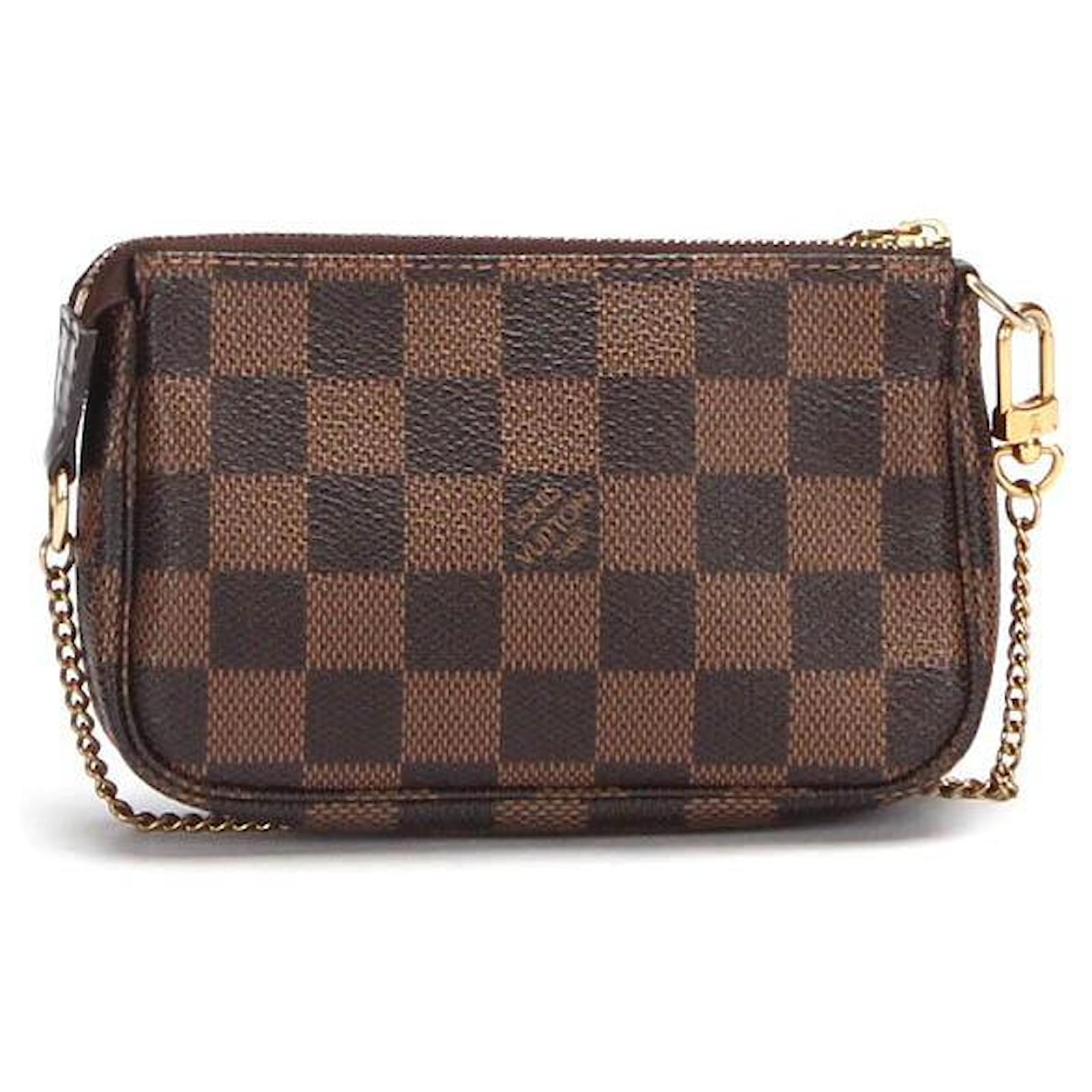 mini pochette damier