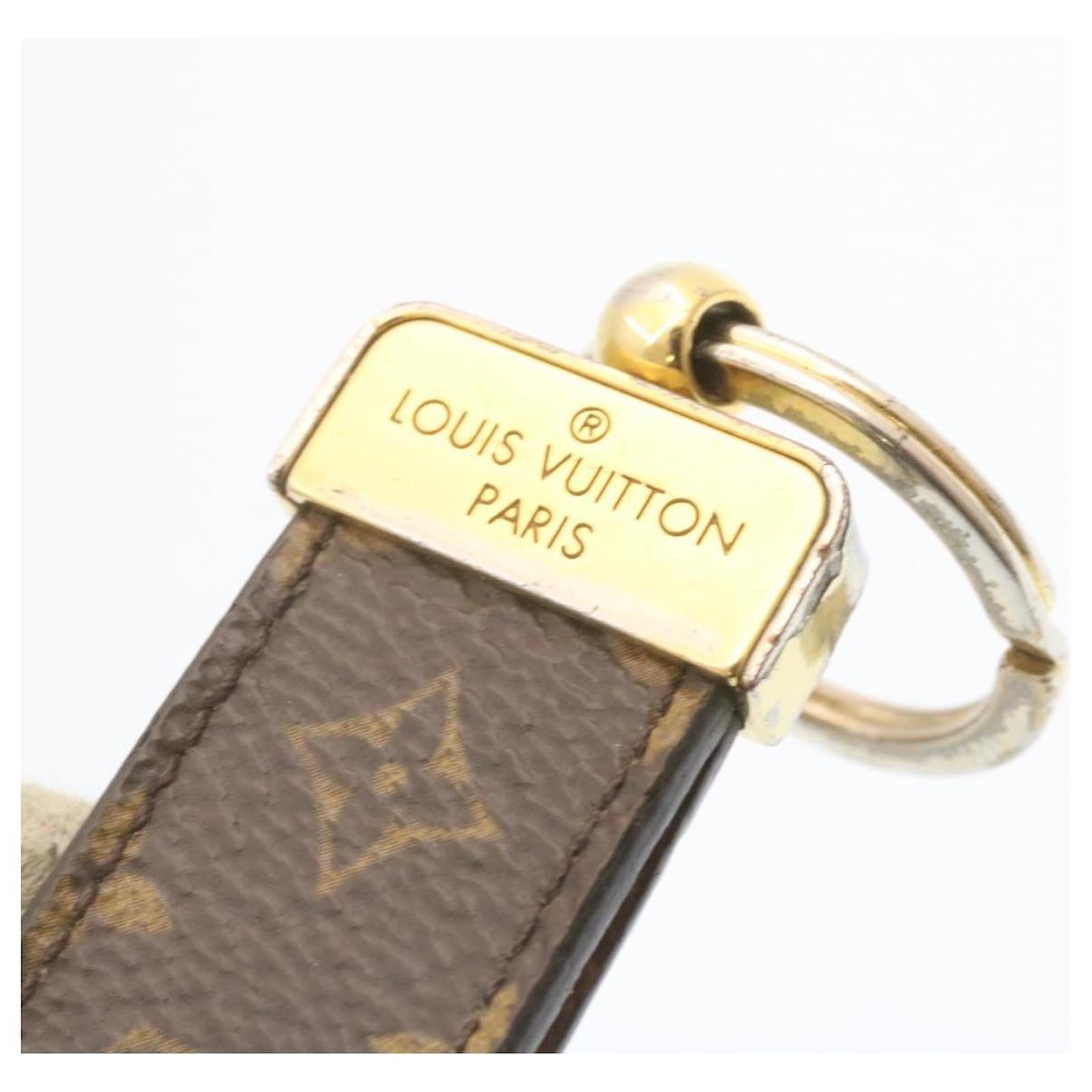 Louis Vuitton Monogram Eclipse Porte-clés Dragonne Bag Charm Keyring A2246