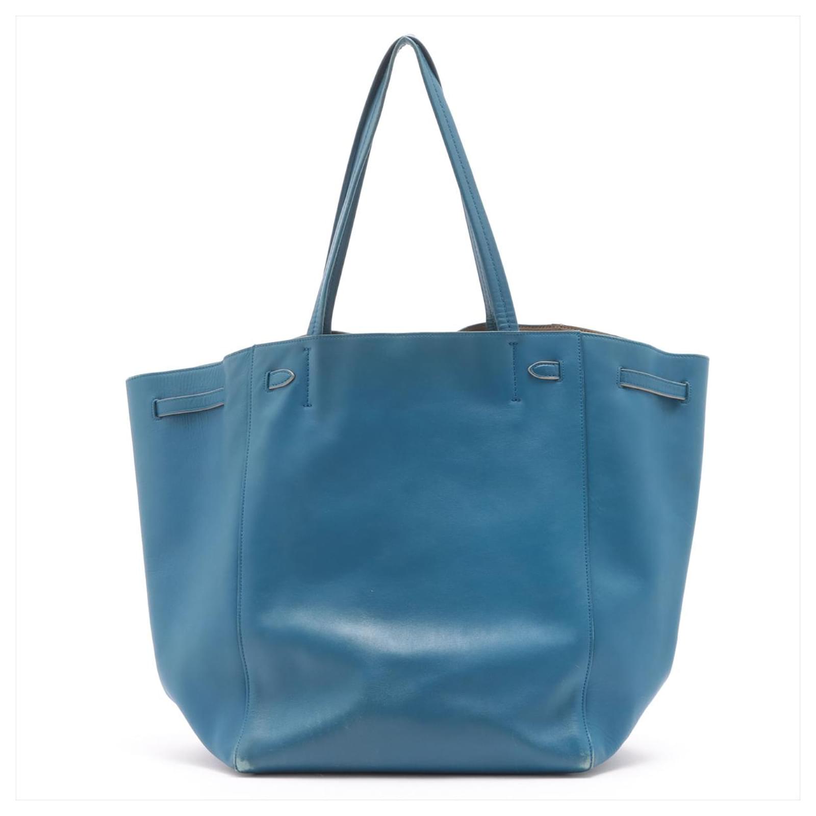 Céline Celine Phantom Blue Leather ref.381558 - Joli Closet