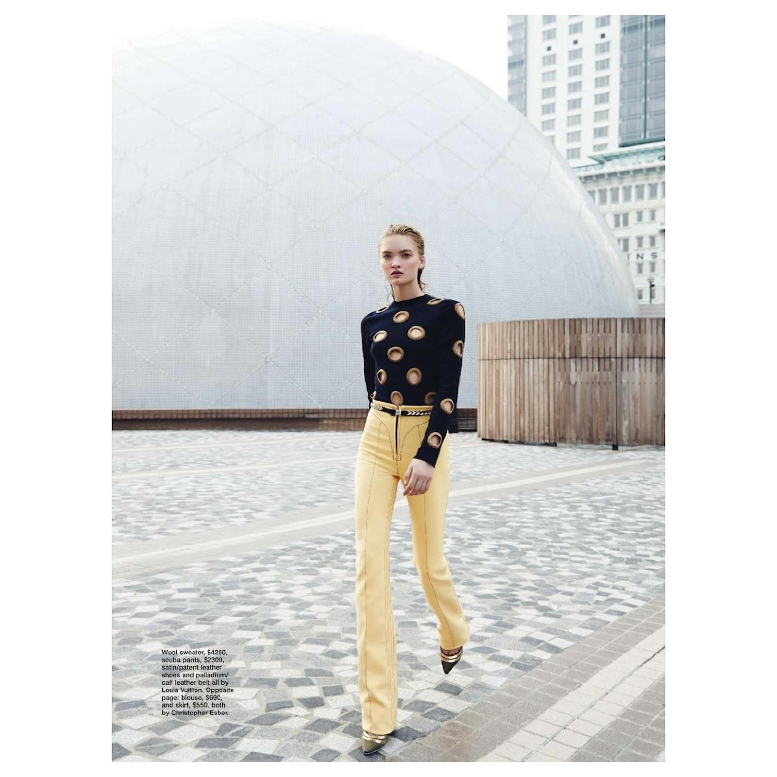 LV Louis Vuitton 2015 runway RESORT wool sweater Nicolas Ghesquièr