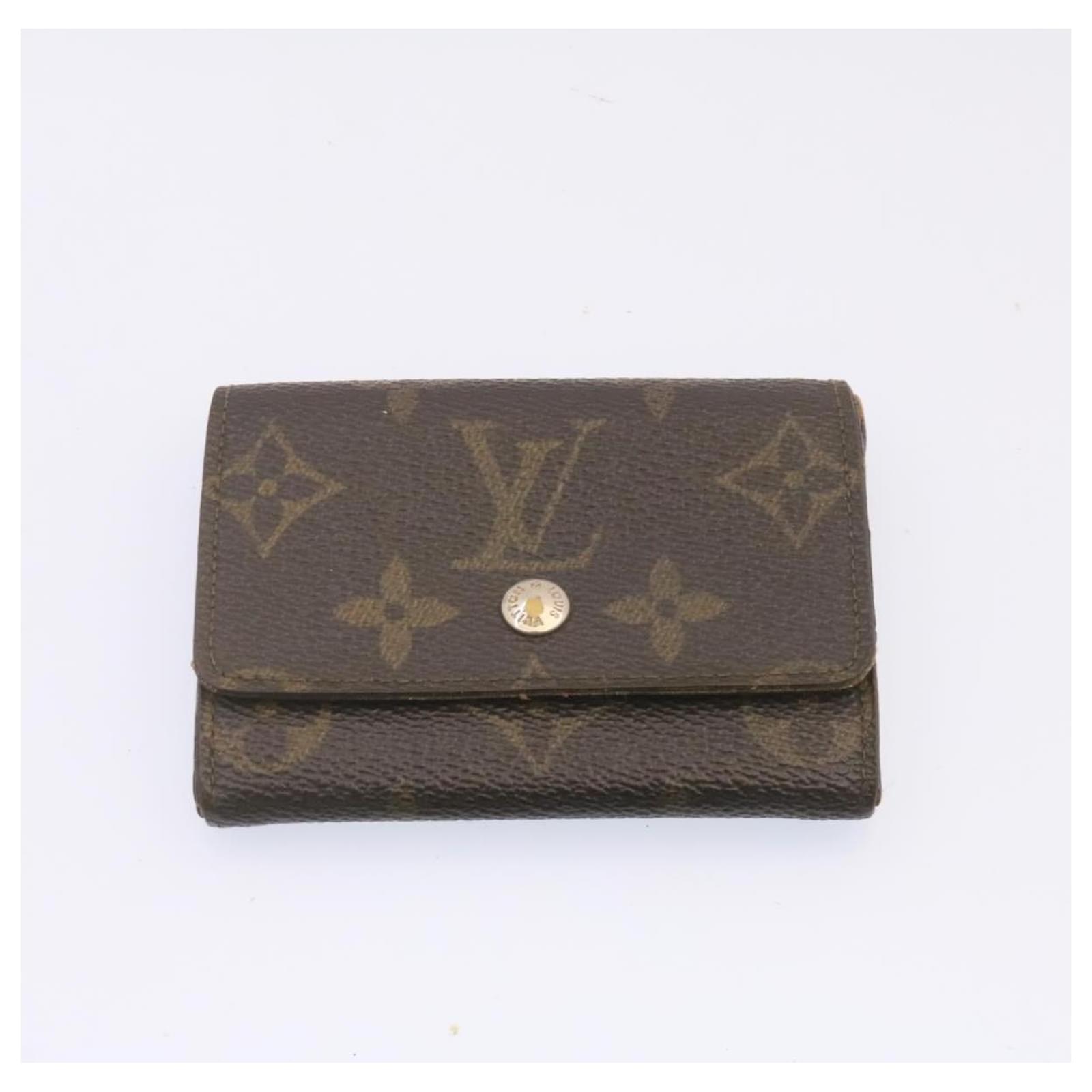 LOUIS VUITTON Monogram Coin Card Case 5set LV Auth 24704 Cloth ref.382290 -  Joli Closet