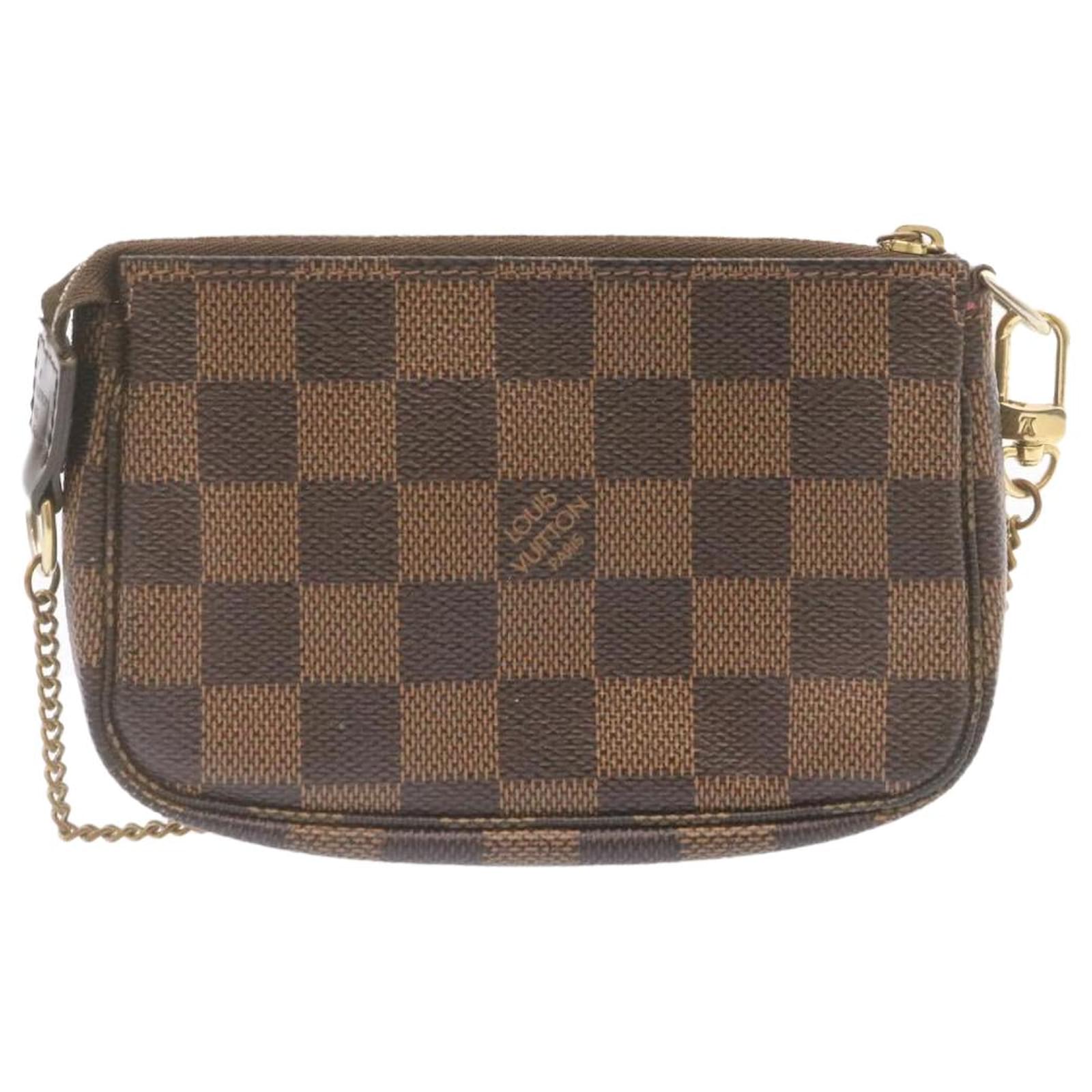 Louis Vuitton – Damier Ebene Pochette Accessoires Mini – The Bee Boutique  Shop