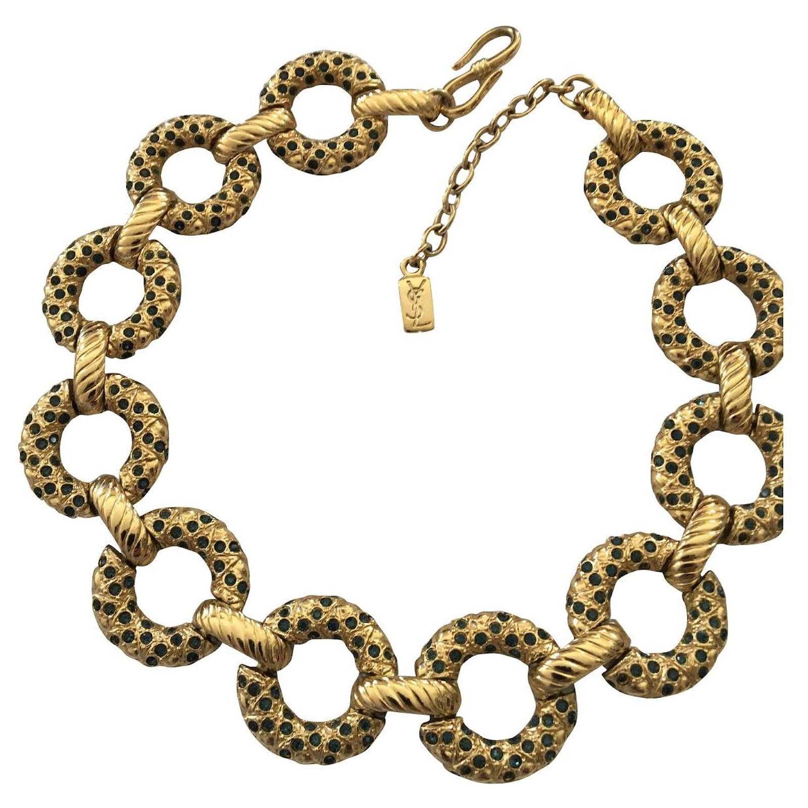 Yves Saint Laurent Necklaces Gold hardware Metal ref.382472 Joli Closet