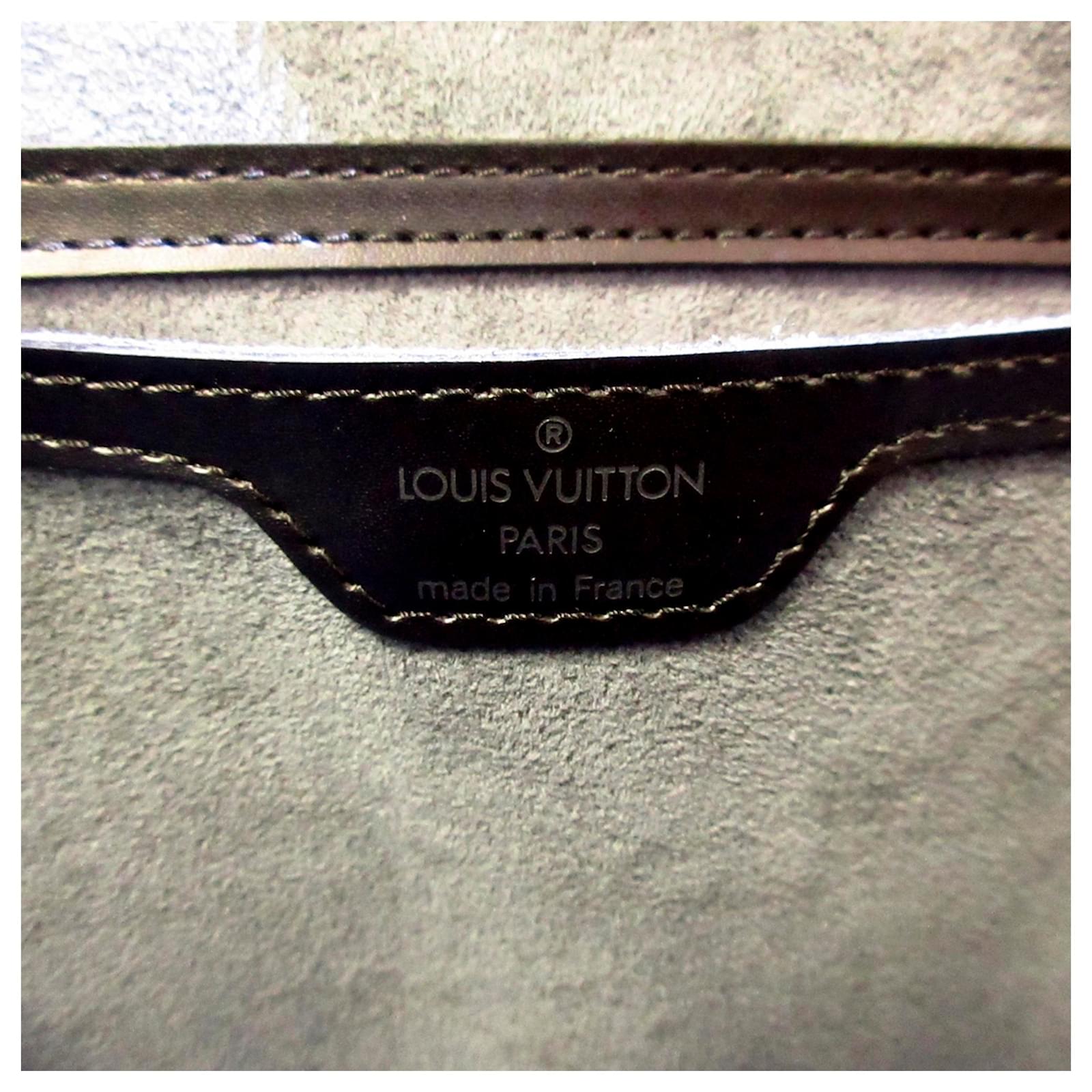 Louis Vuitton Black Epi Saint Jacques PM Long Strap Leather ref.597421 -  Joli Closet