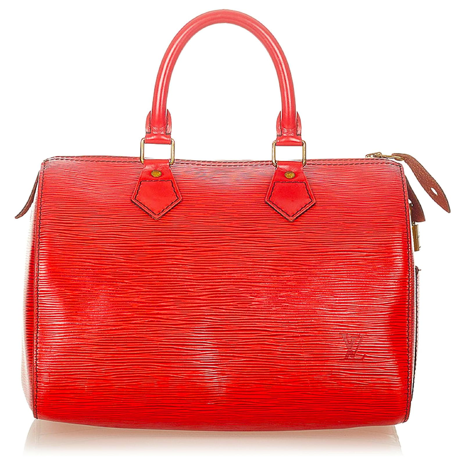 Louis Vuitton EPI Leather Speedy 25 in Red