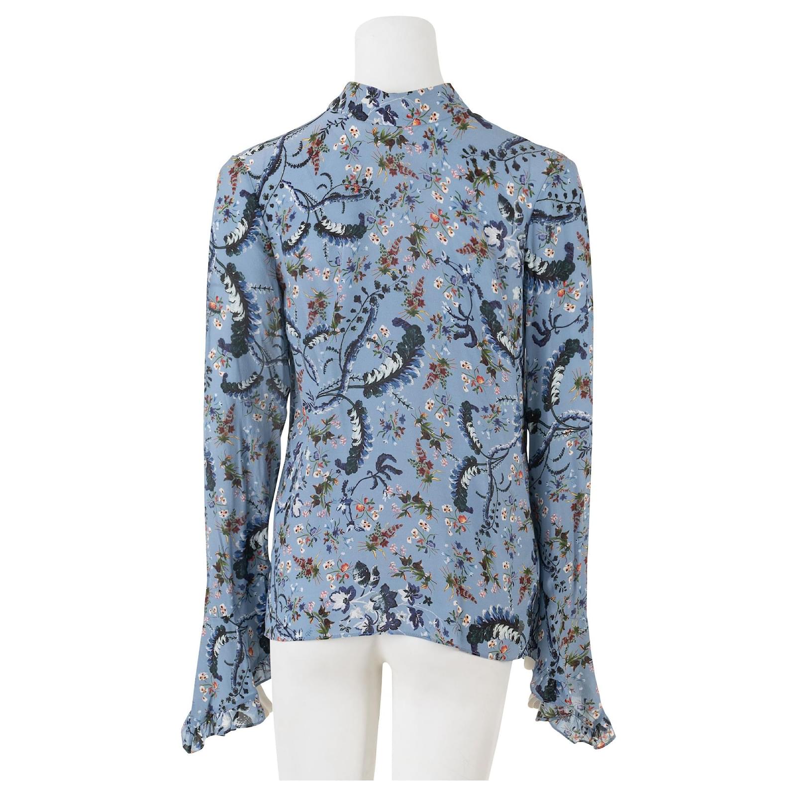 paisley silk blouse