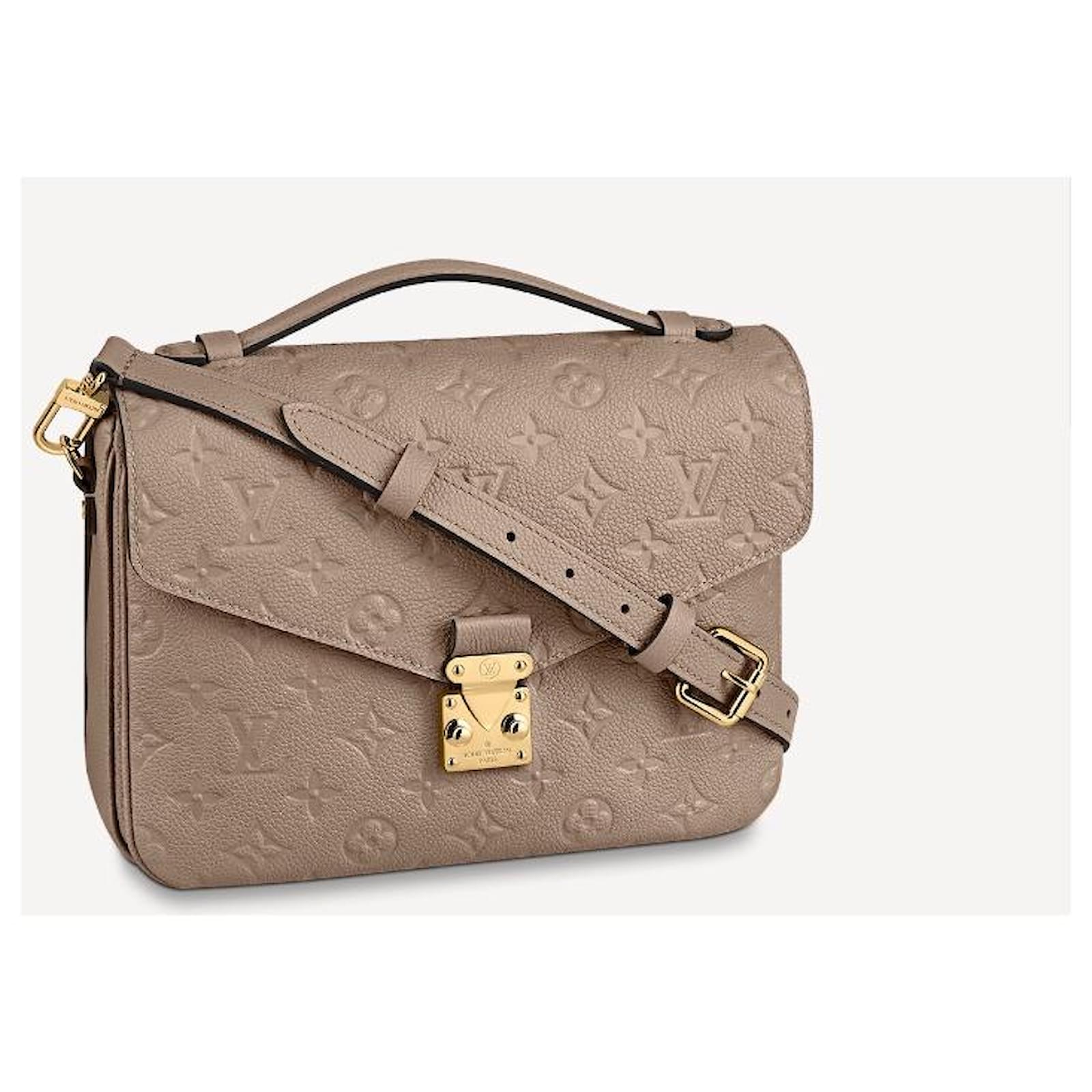 Louis Vuitton Pochette Métis Dune Monogram Leather Bag