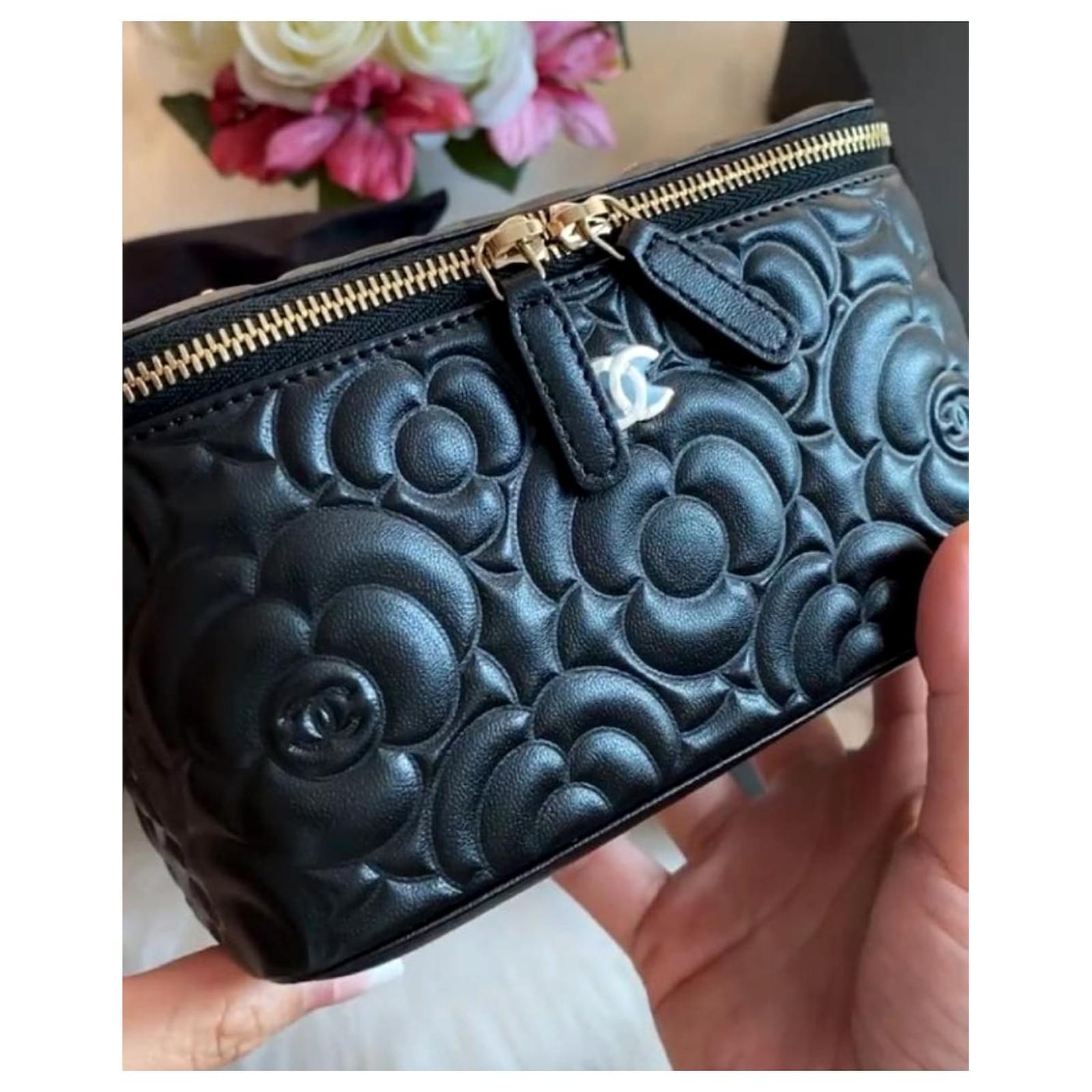 Chanel Black Lambskin Vanity Bag – lori's luxuries