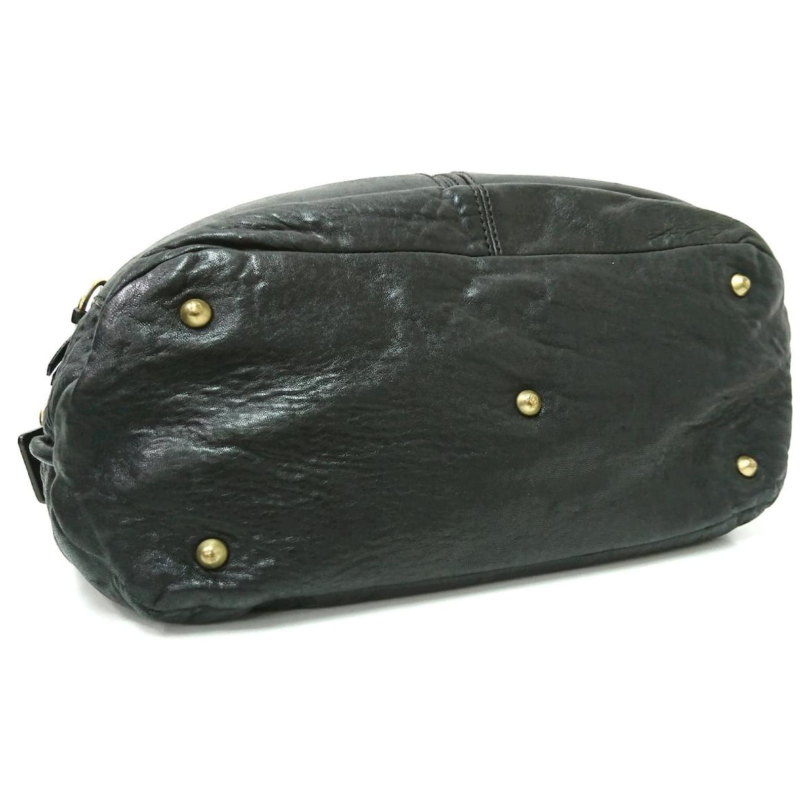 Sac cabas Chlo?� Cuir Noir ref.385653 - Joli Closet