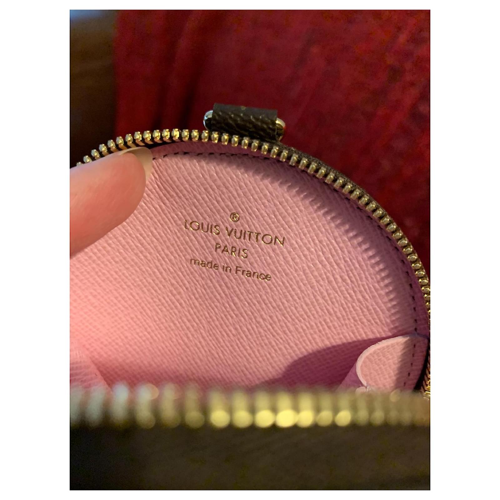 Louis Vuitton Round Coin Purse Monogram Vivienne Wisteria Pink
