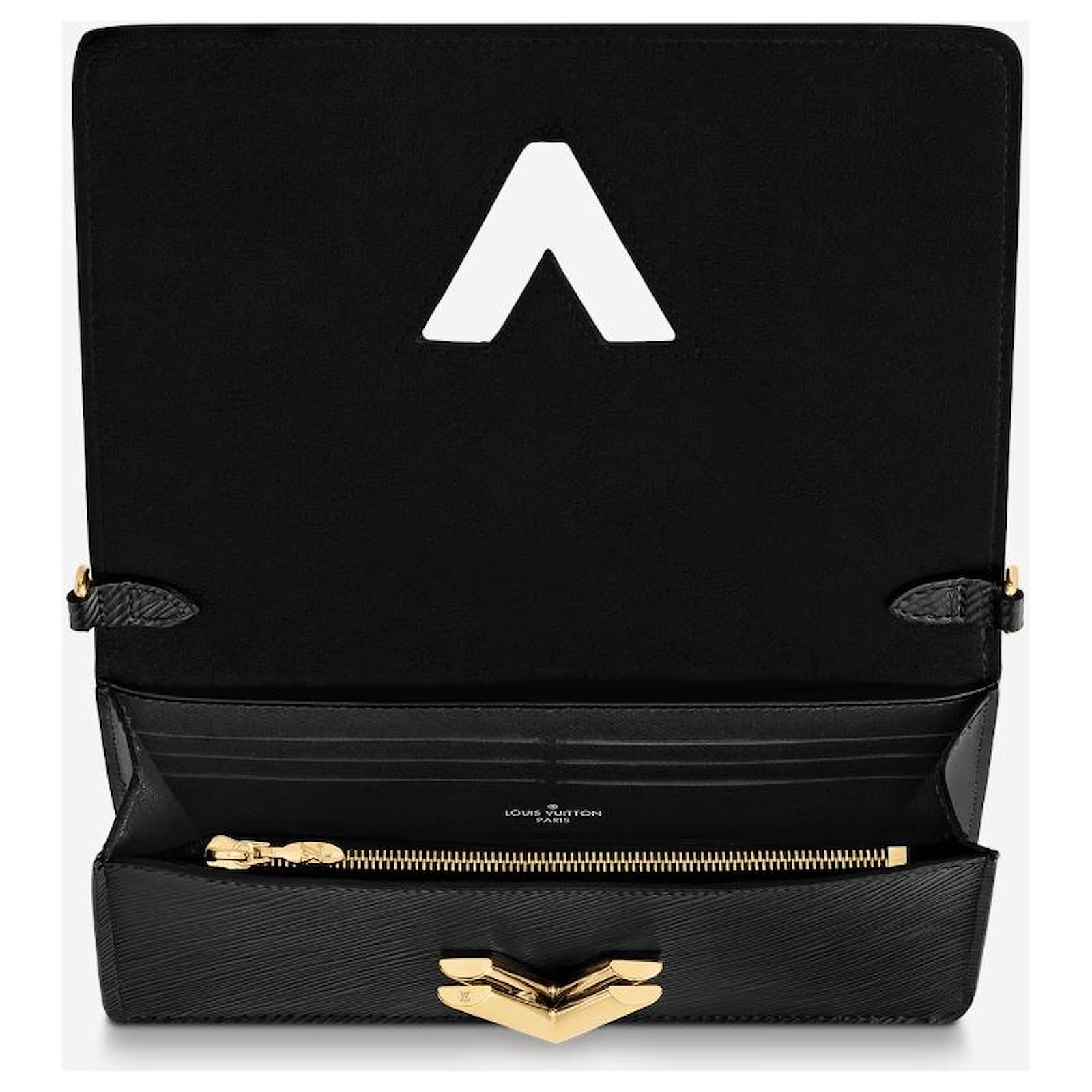 Louis Vuitton LV Twist beltbag wallet on chain Black Leather ref.385970 -  Joli Closet