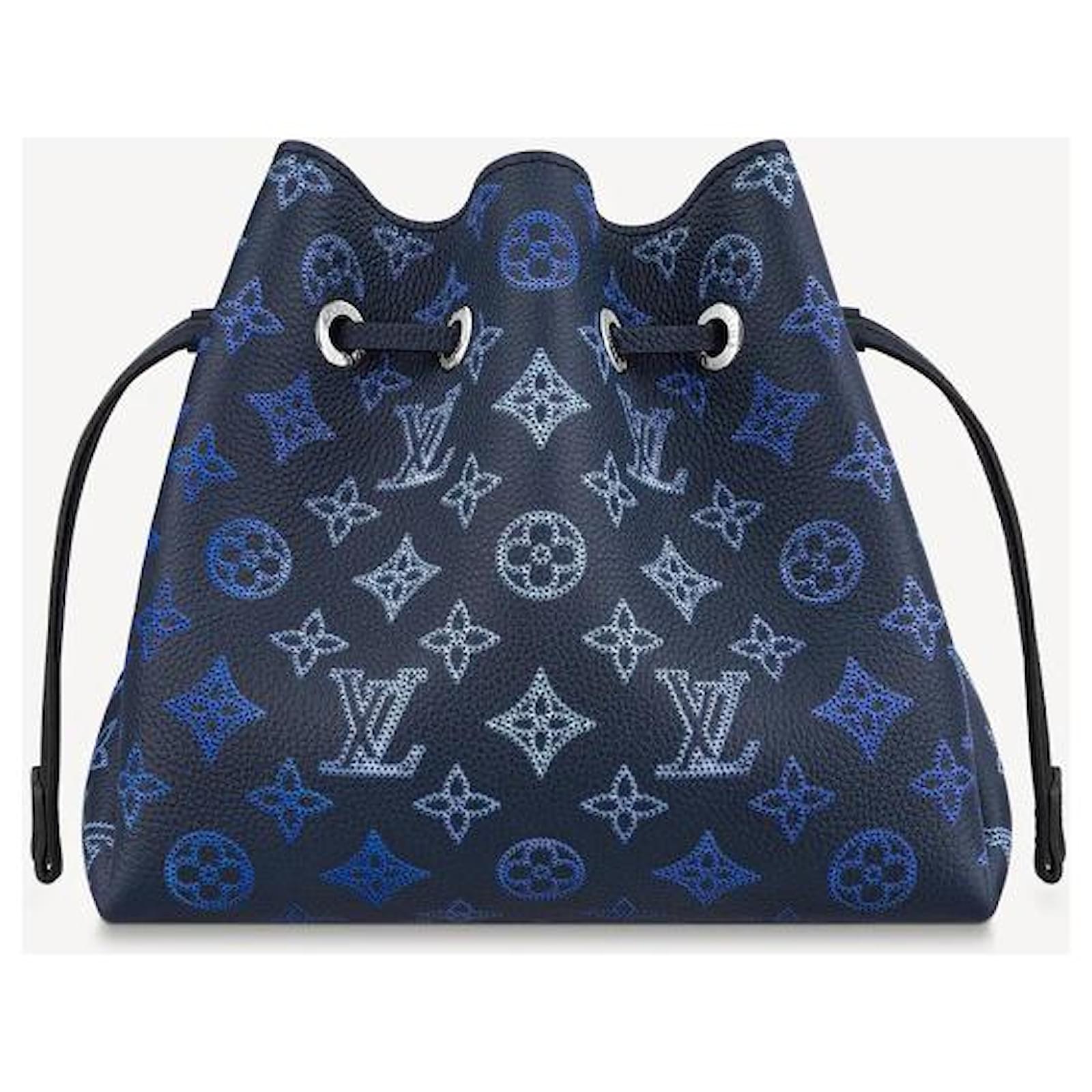 Louis Vuitton LV bella bucket bag new Blue Leather ref.274665