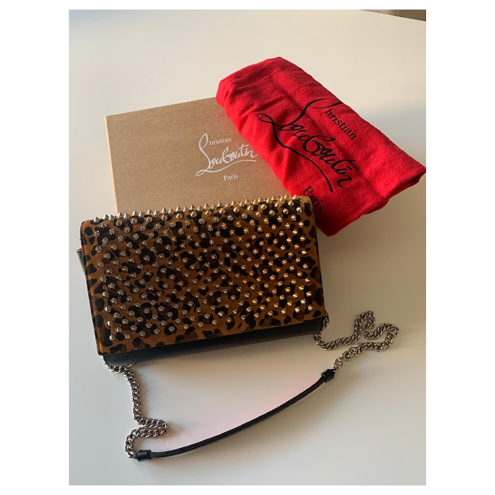 NEW CHRISTIAN LOUBOUTIN KYPIPOUCH HANDBAG 1225017 PURSE STRAP